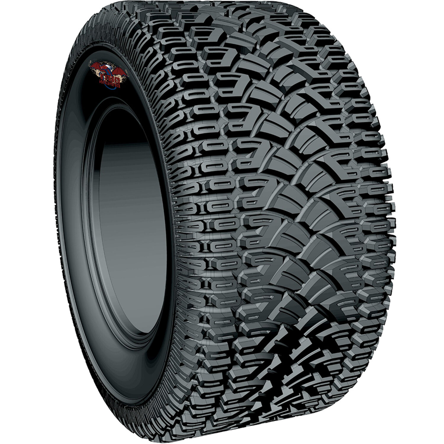 Set of 4 Deestone D943 Dirt Dragon 24X9.50-10 76F 4 Ply