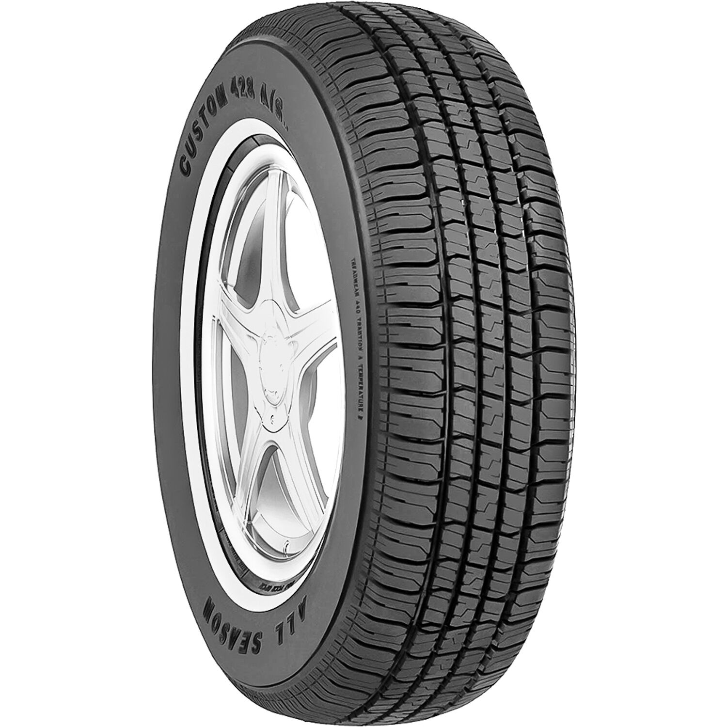Set Of 4 Delta Custom 428 A/S 205/70R15 95S