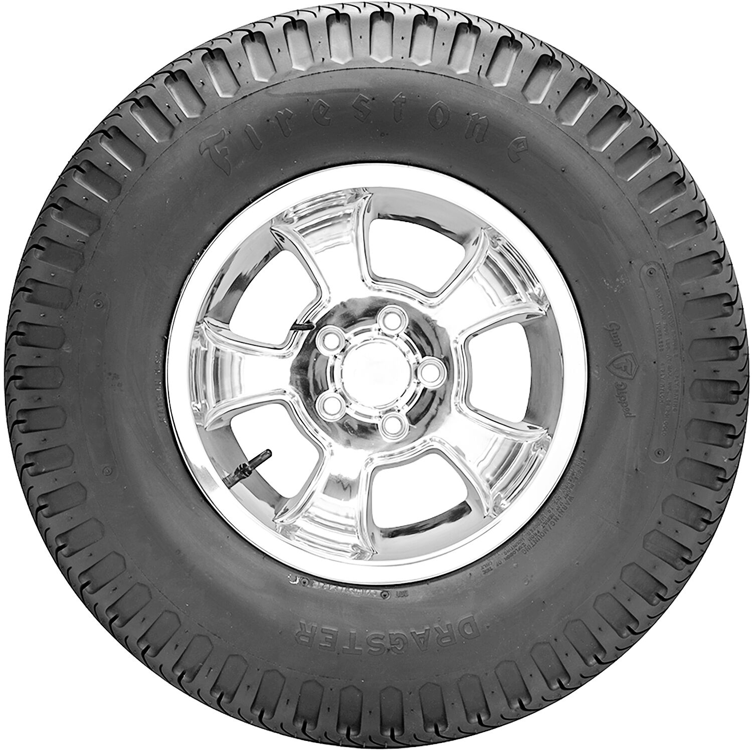 Set Of 4 Firestone Dragster 8.2-15 4 Ply