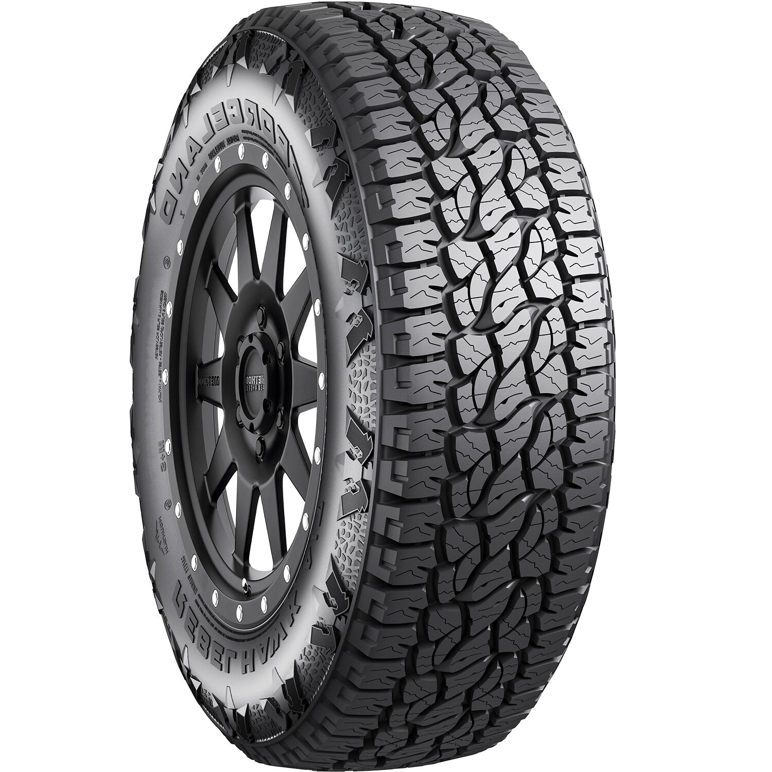Set Of 4 Forceland Rebel Hawk A/T LT 265/70R18 124/121S E (10 Ply) (OWL)
