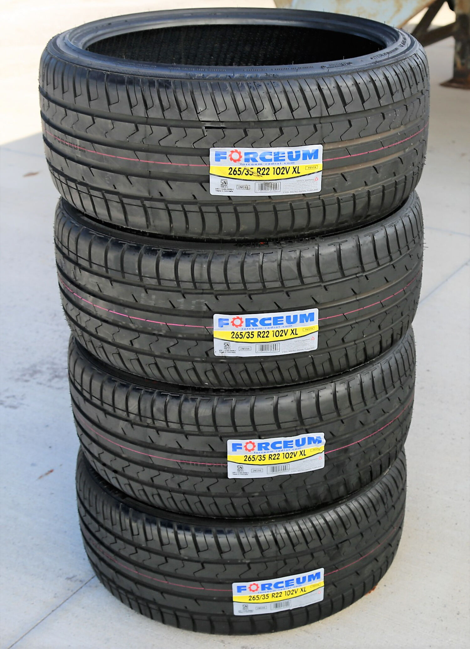 Forceum Penta Steel Belted 265/35R22 102V XL AS A/S All Season Tire