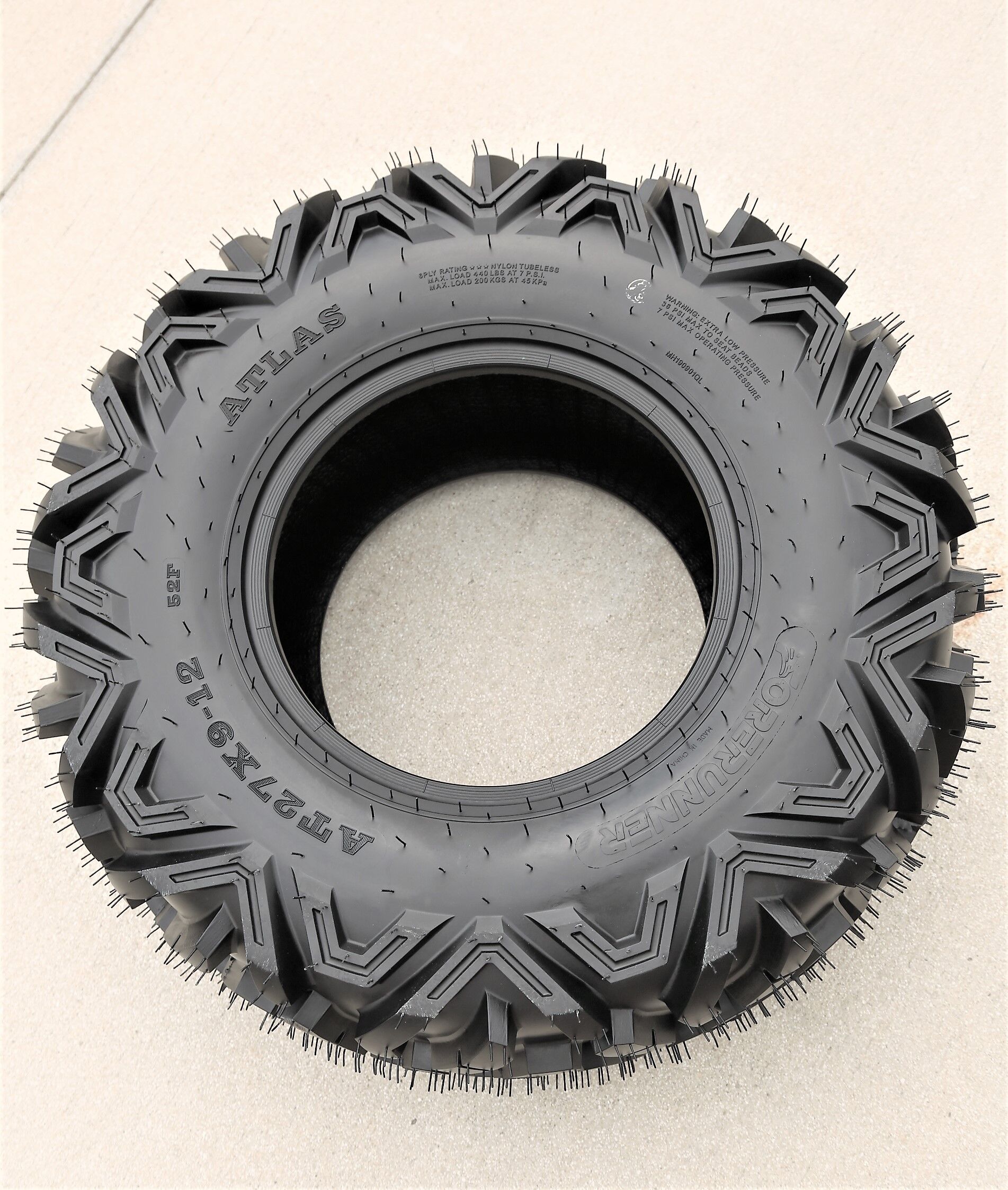 Forerunner Atlas 27X9.00-12 52F 6 Ply