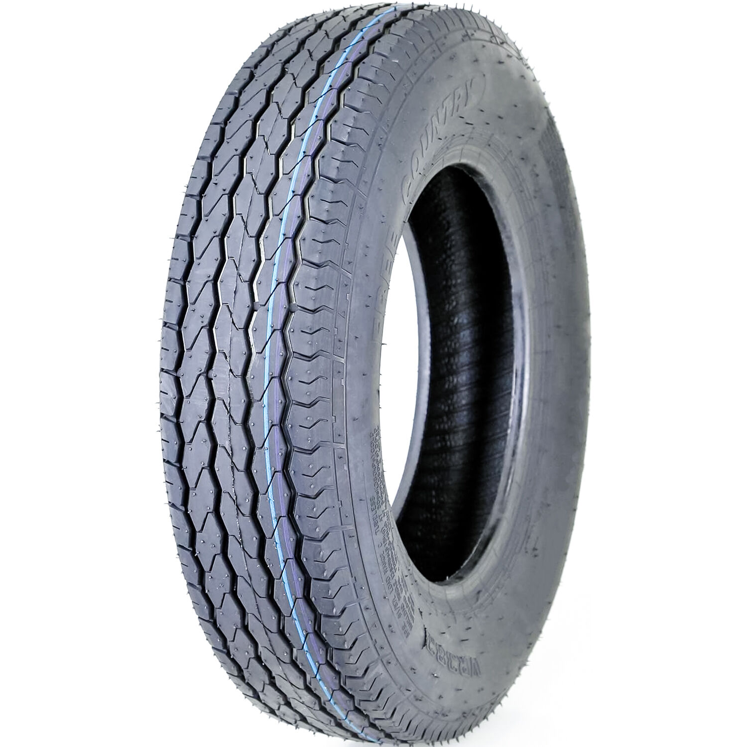 Free Country VR383 ST 205/75D15 101/97L C (6 Ply) 15x5.5 5 x 127 White Modular