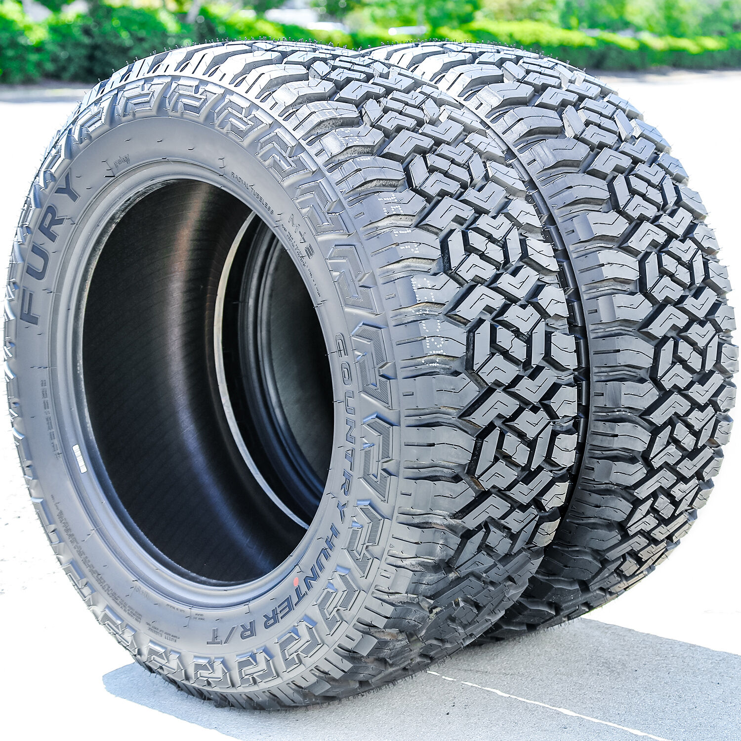 Set Of 4 Fury Country Hunter R/T LT 37X13.50R20 127Q E (10 Ply)