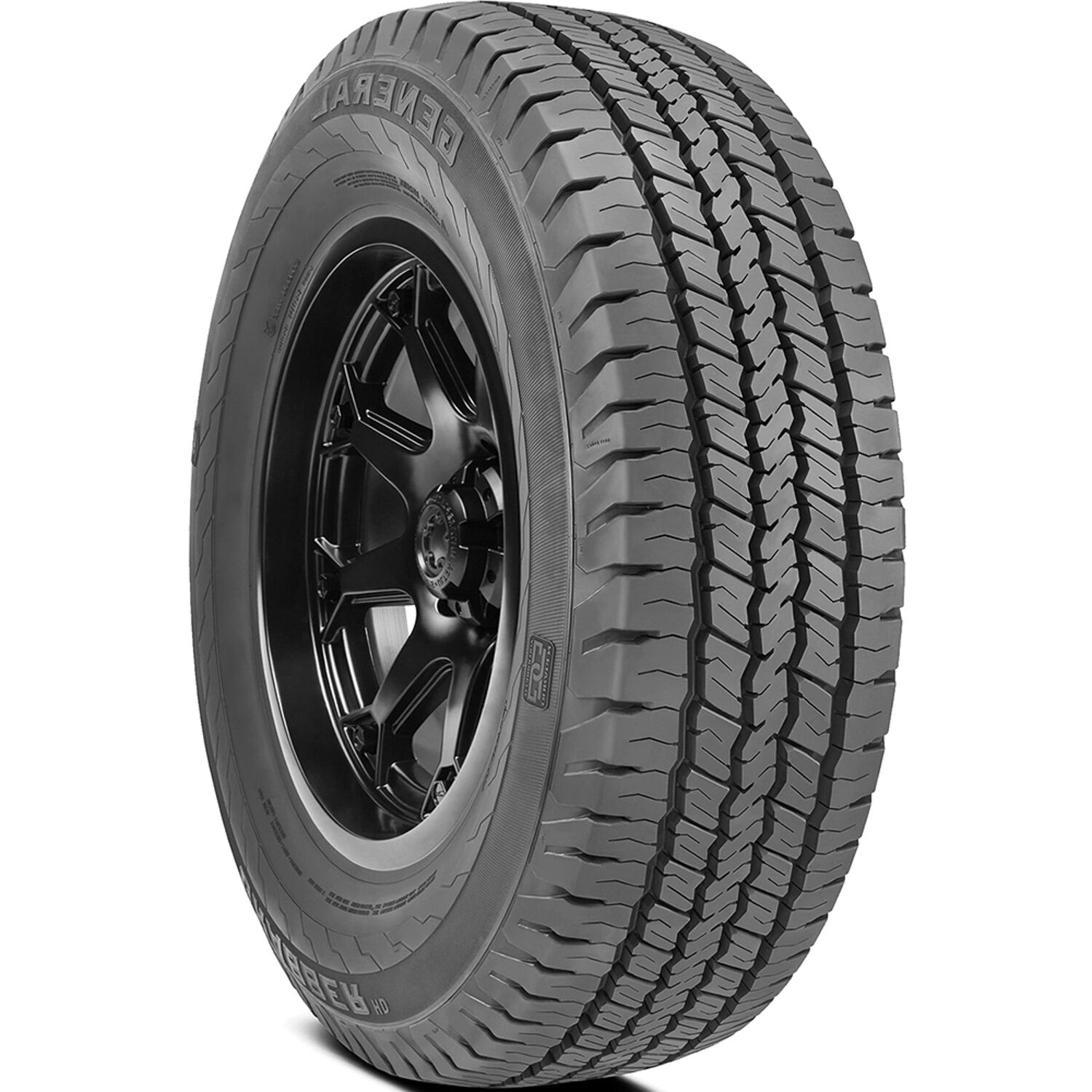 Set Of 4 General Grabber HD LT 225/75R16 115/112R E (10 Ply)