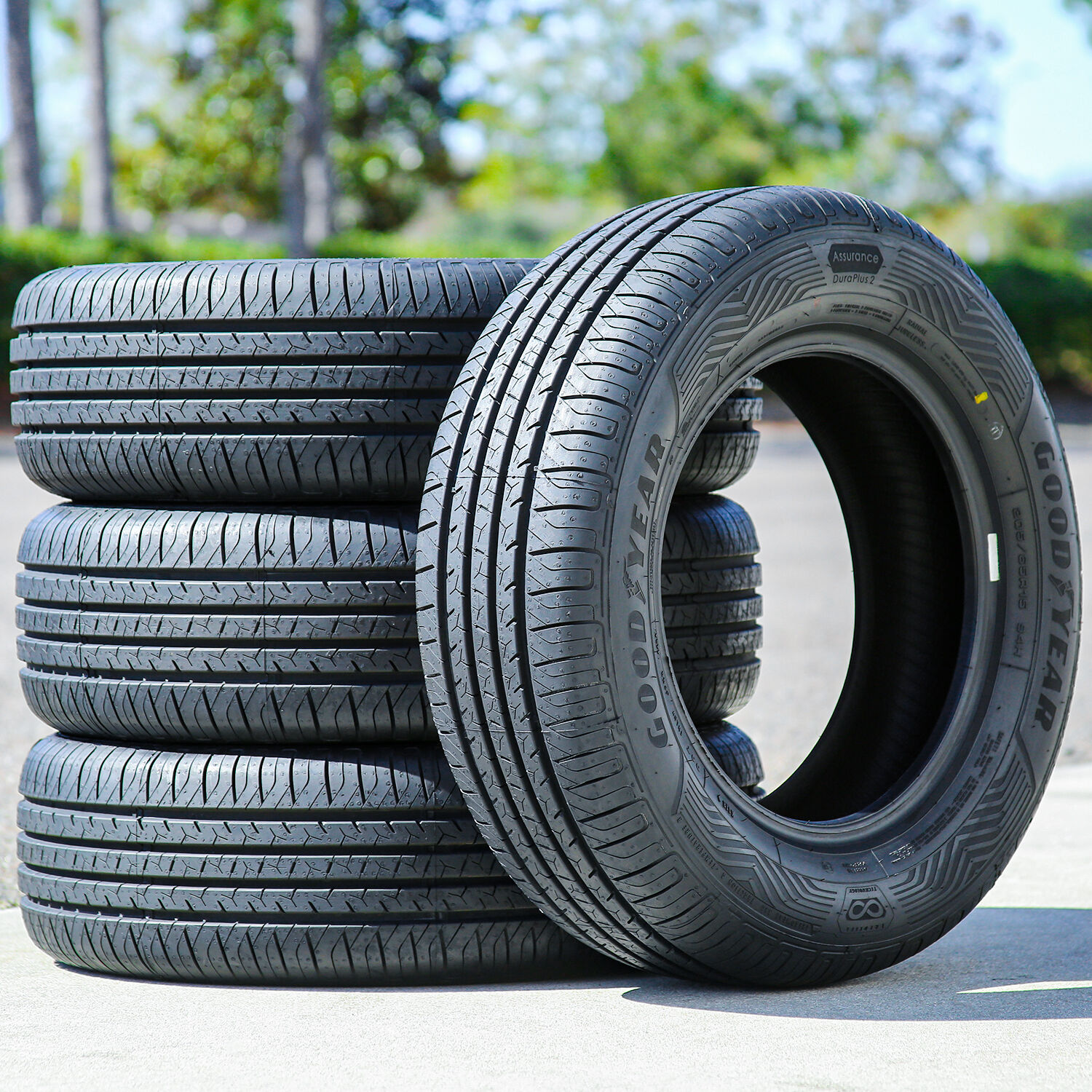 Set of 4 Goodyear Assurance DuraPlus 2 205/65R15 94H