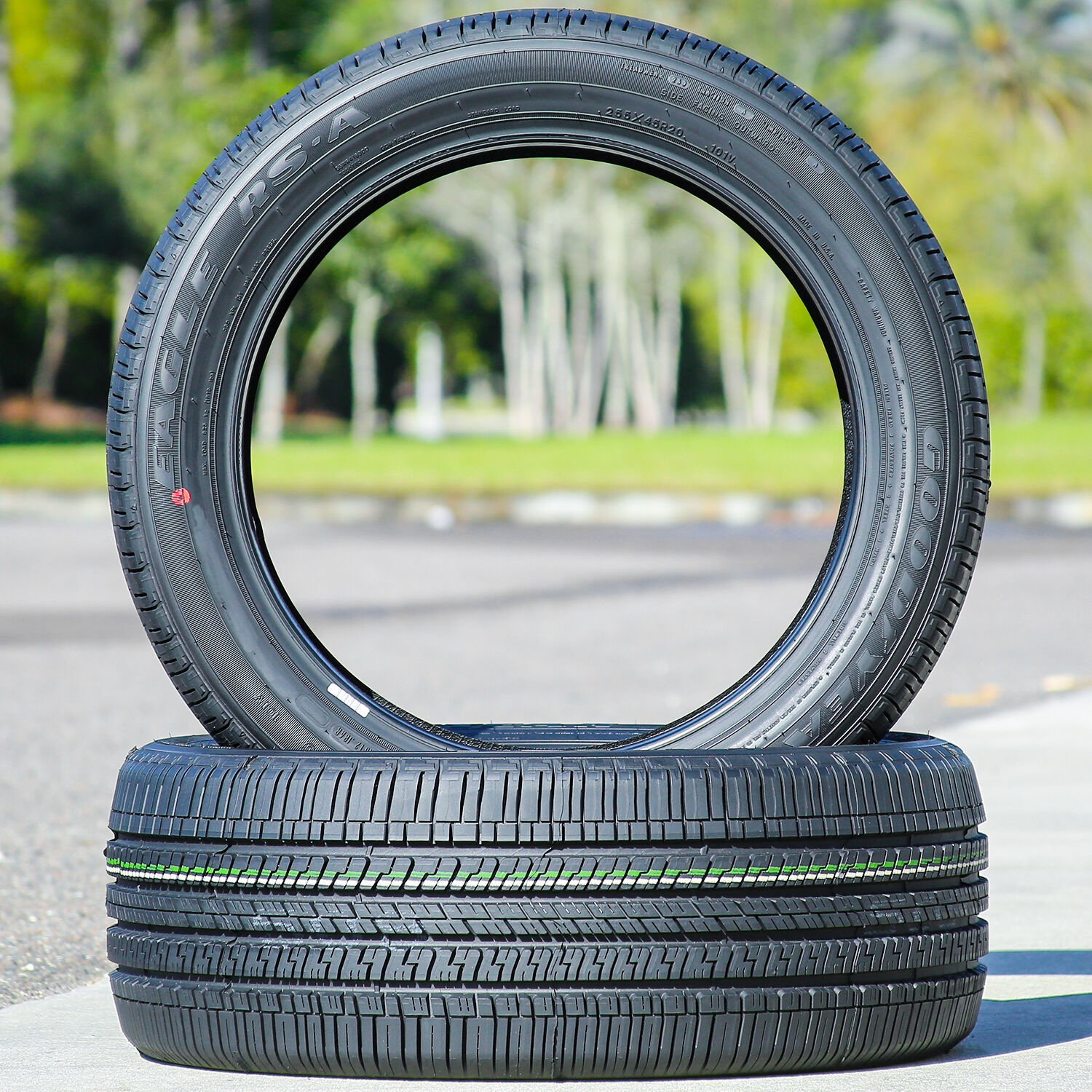 Set of 4 Goodyear Eagle RS-A (OE) 255/45R20 101V (SBL)