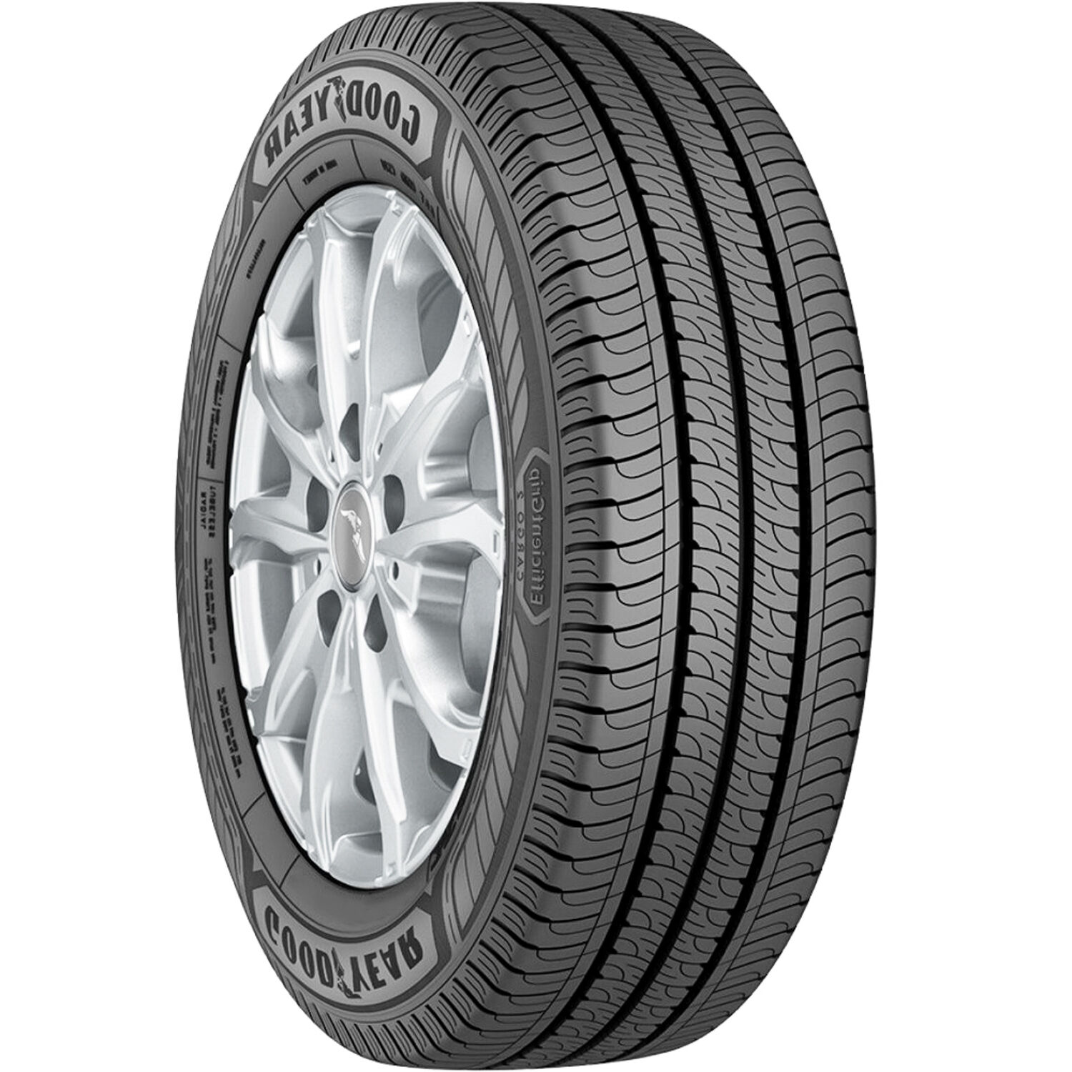 Set of 4 Goodyear EfficientGrip Cargo 2 195/75R16 107/105T D (8 Ply)