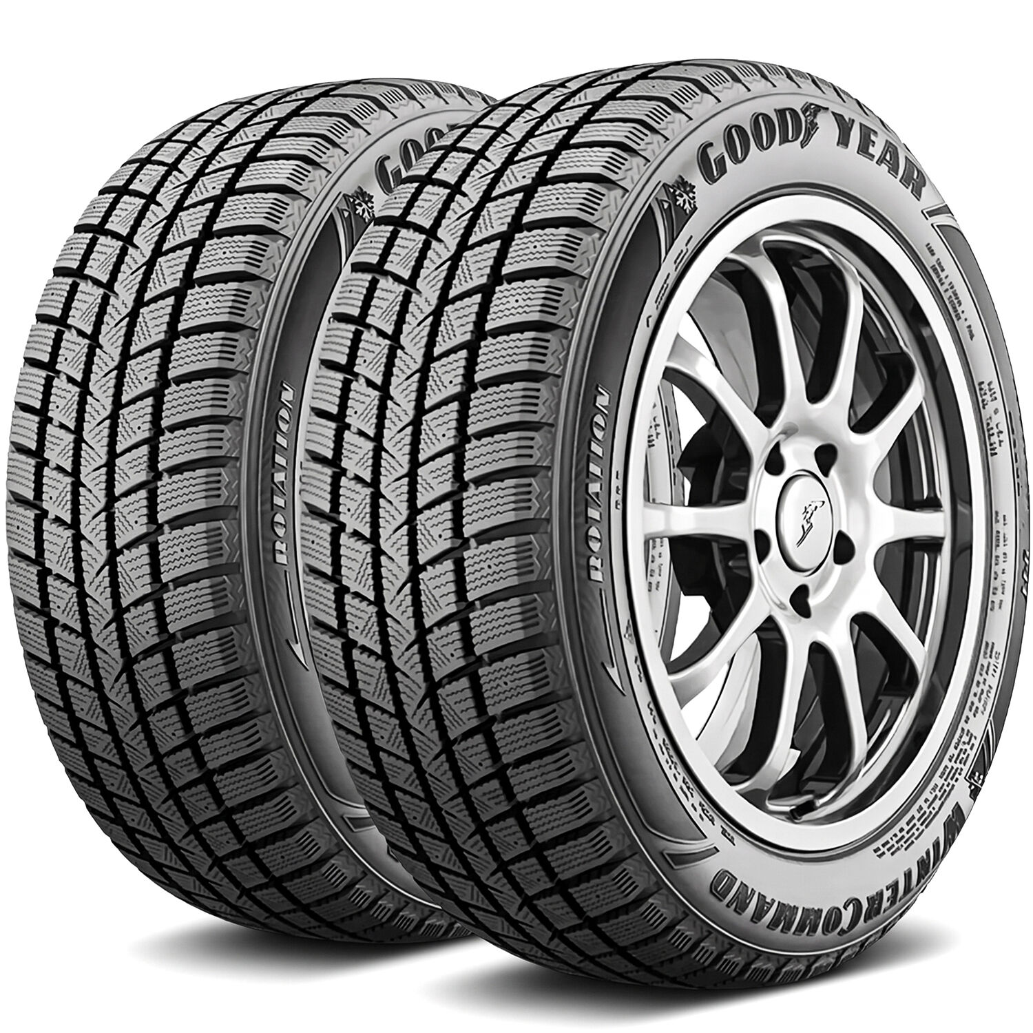 Set Of 4 Goodyear WinterCommand 205/60R16 92T