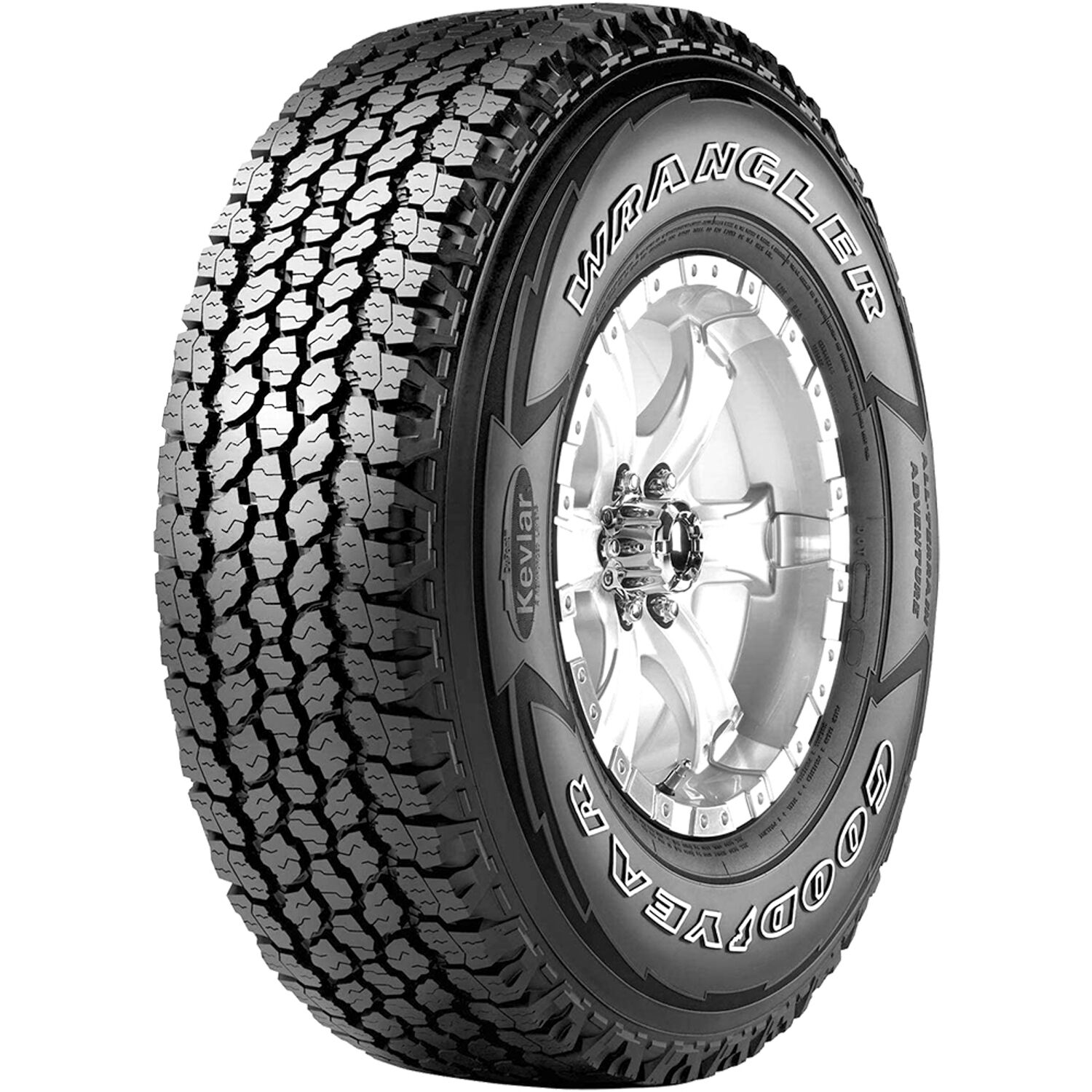 Goodyear Wrangler All-Terrain Adventure With Kevlar 265/60R18 110T (OWL)