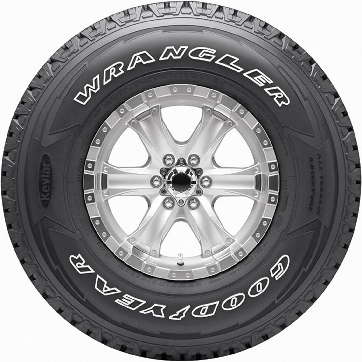 Goodyear Wrangler All-Terrain Adventure With Kevlar 265/60R18 110T (OWL)