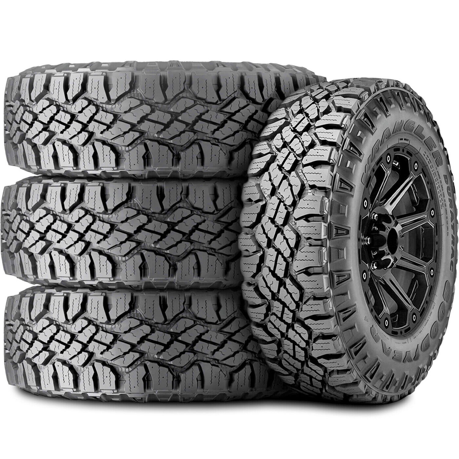 Set Of 4 Goodyear Wrangler DuraTrac LT 225/75R16 115/112Q E (10 Ply)