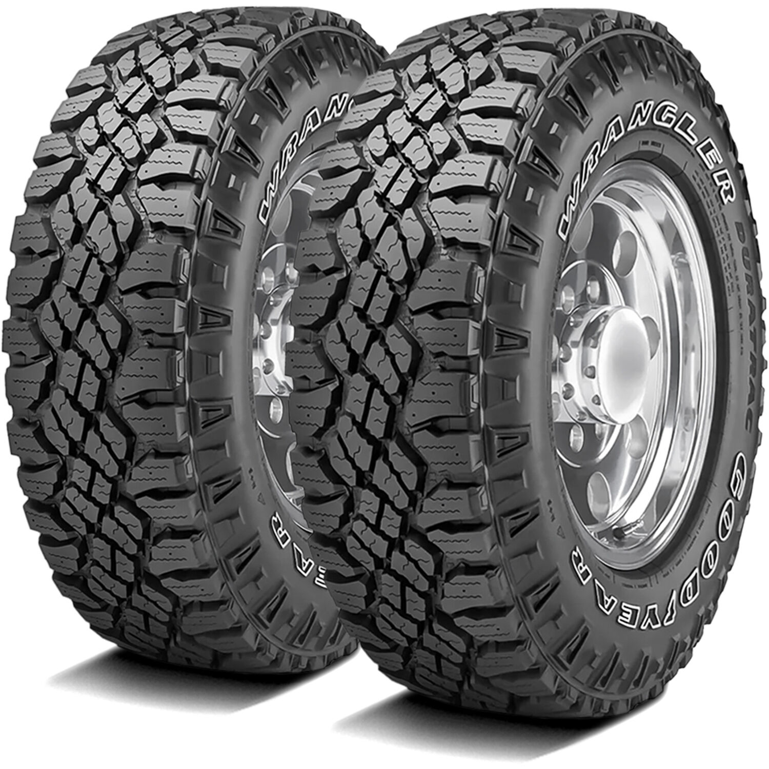Set Of 4 Goodyear Wrangler DuraTrac LT 285/65R18 121Q D (8 Ply)