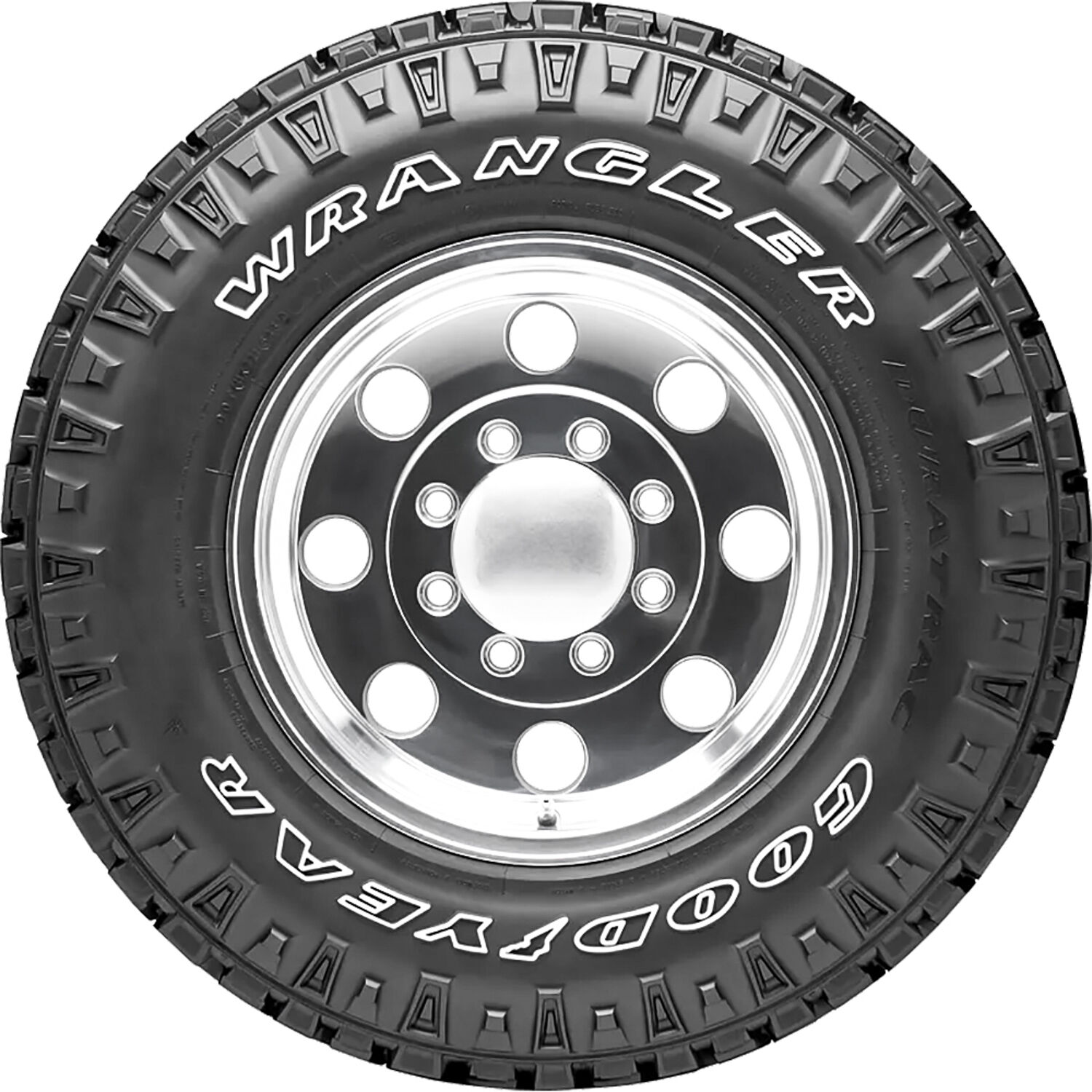 Set Of 4 Goodyear Wrangler DuraTrac LT 285/65R18 121Q D (8 Ply)