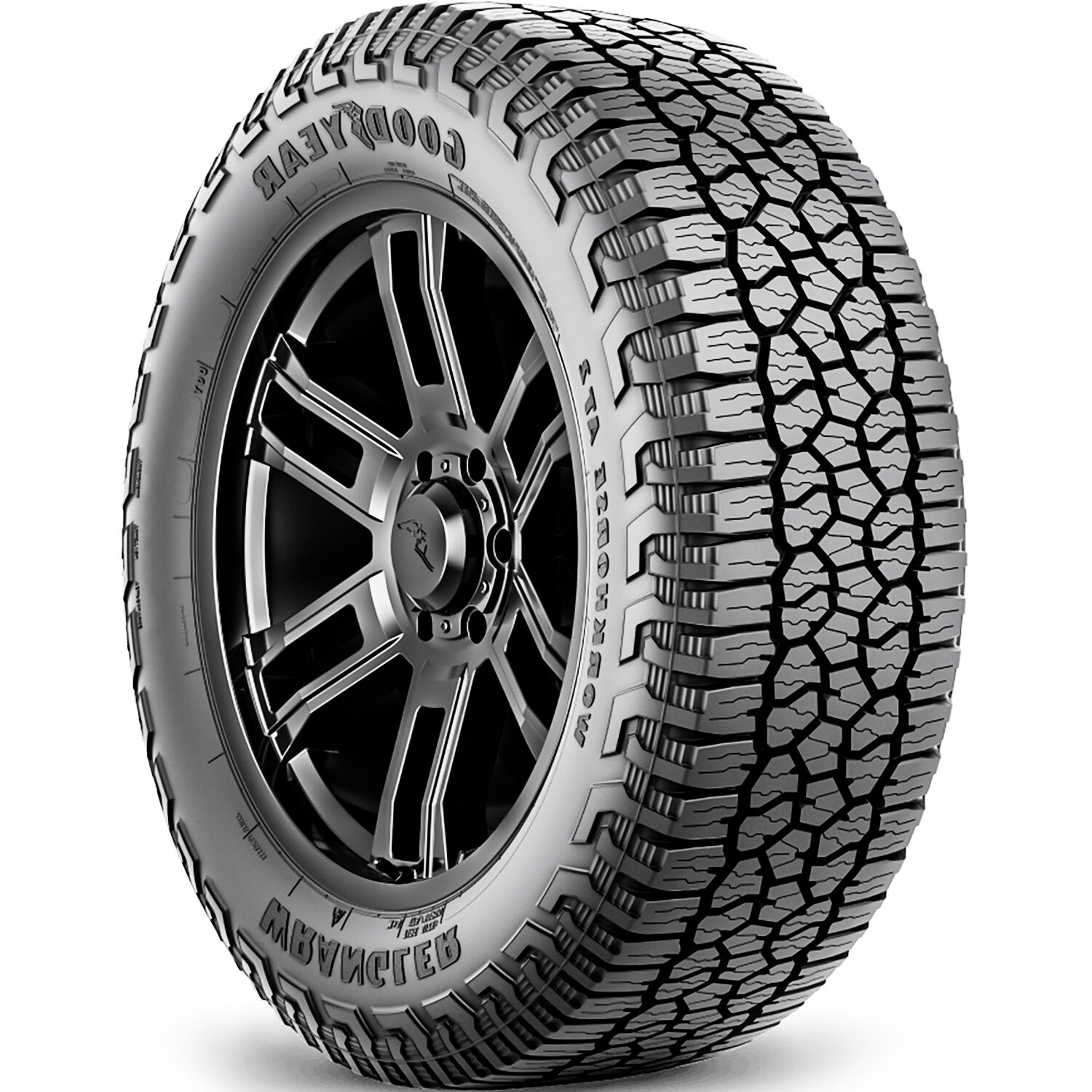 Set Of 4 Goodyear Wrangler Workhorse AT2 LT 35X12.50R18 128R F (12 Ply)