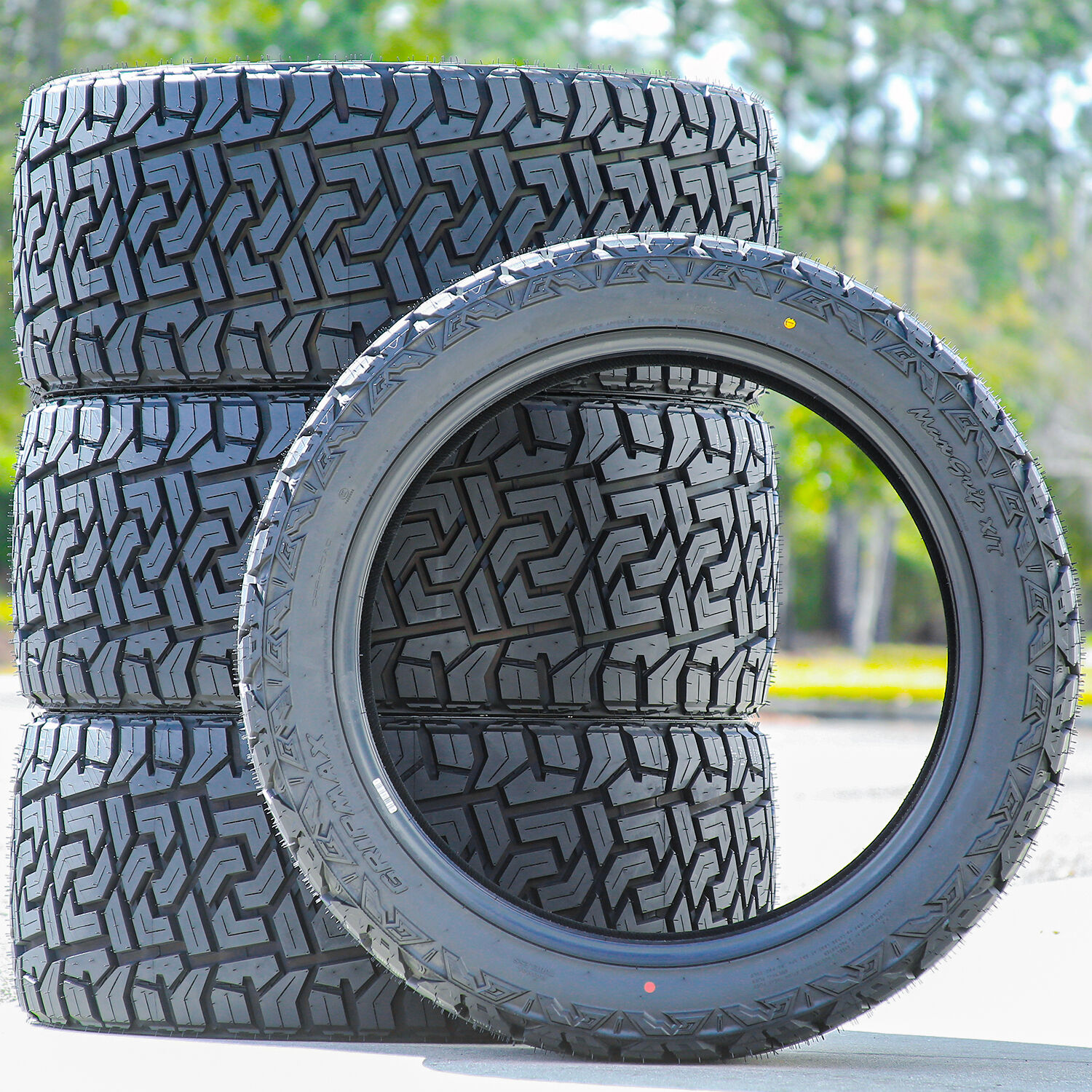 Set Of 4 Gripmax MaxGrip X/T LT 33X12.50R24 110S F (12 Ply)