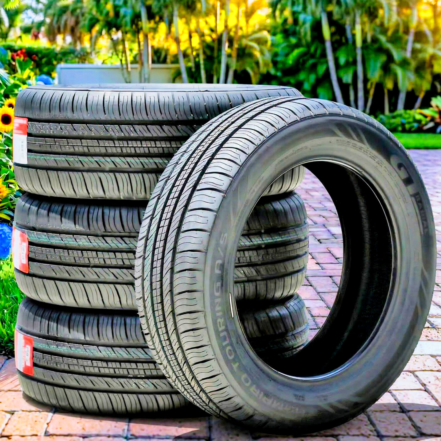 Set of 4 GT Radial Champiro Touring A/S 205/55R16 91H