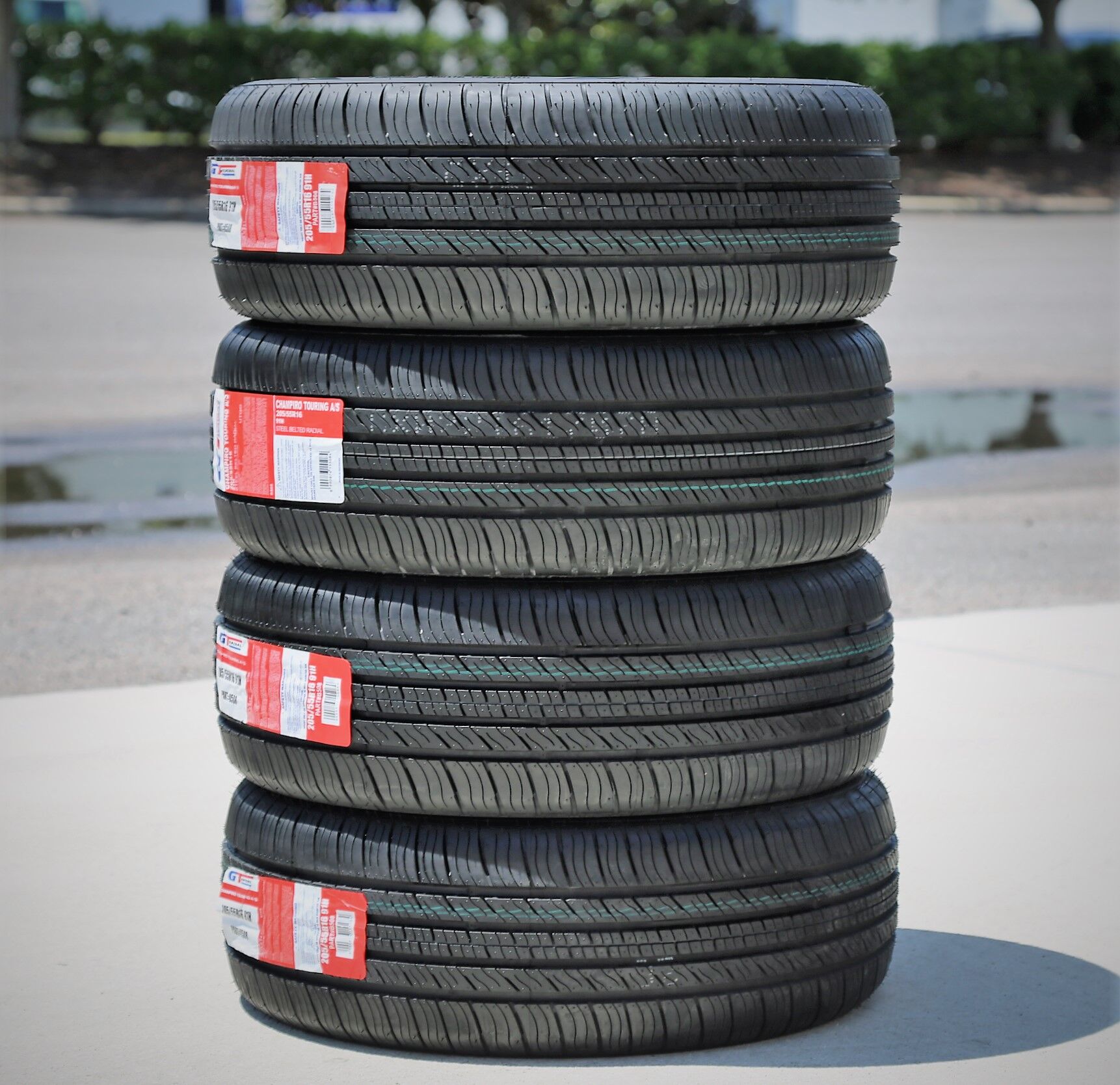 Set of 4 GT Radial Champiro Touring A/S 205/55R16 91H