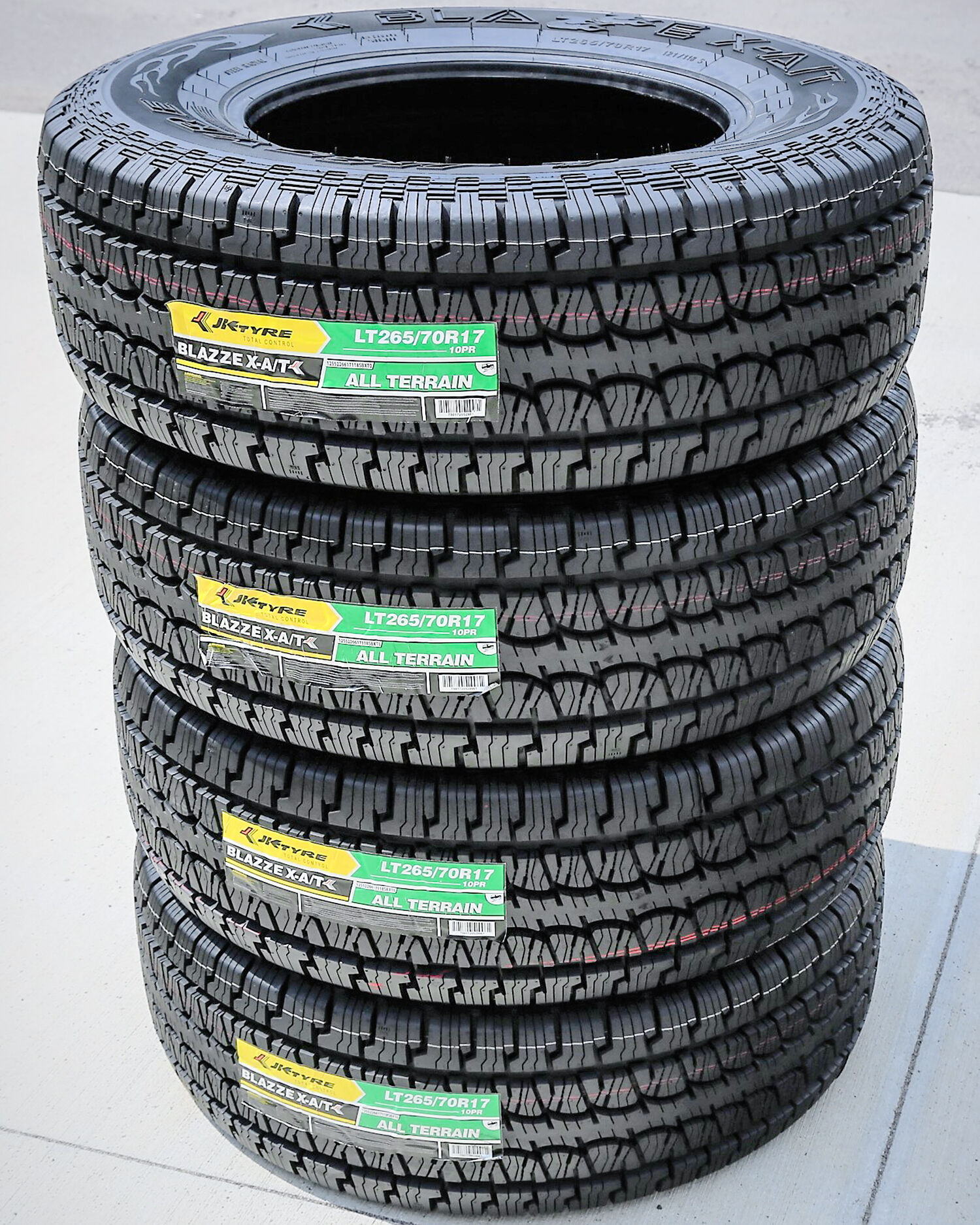 JK Tyre Blazze X-A/T LT 265/70R17 121/118S E (10 Ply)