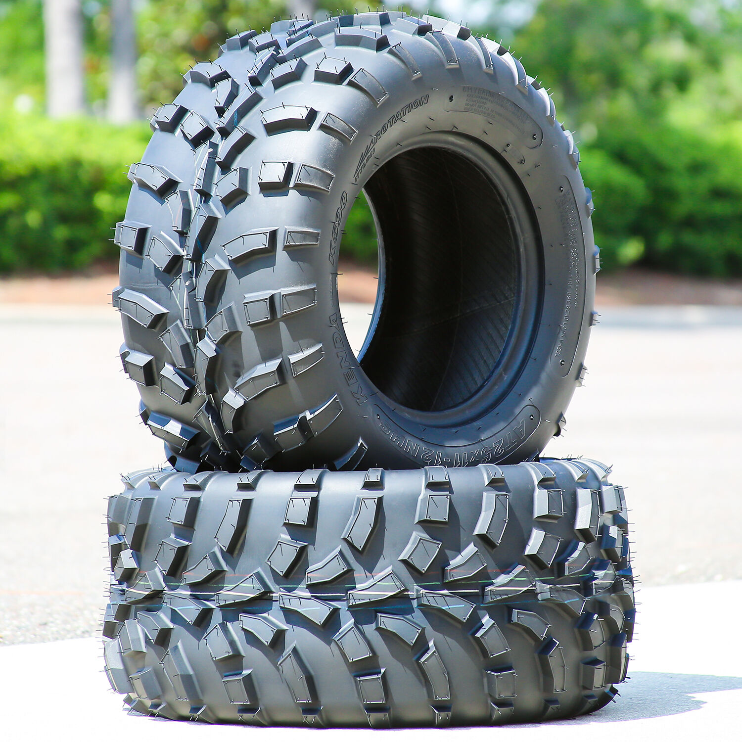 Kenda K590 25x11.00-12 58F 4 Ply AT A/T All Terrain Tire