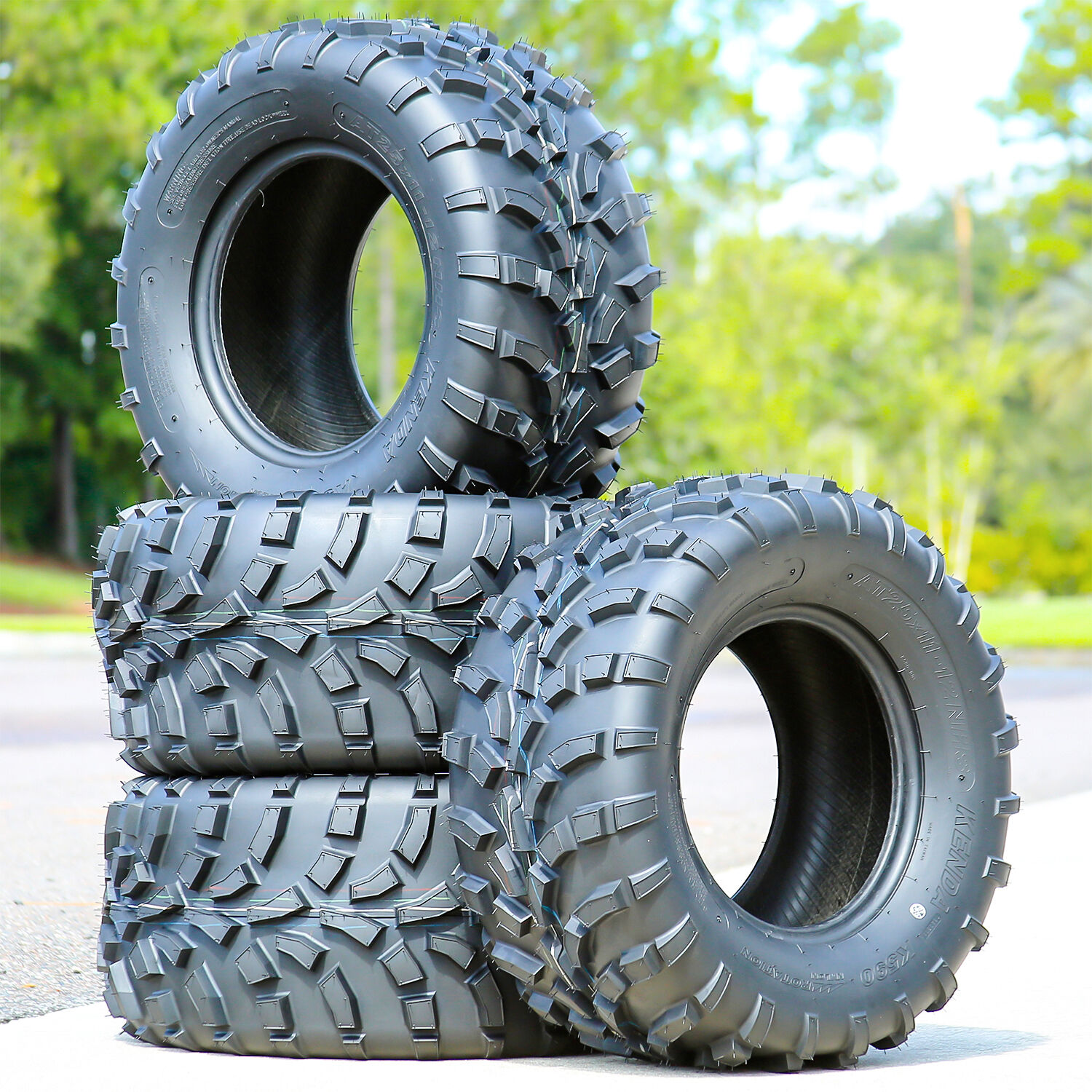 Kenda K590 25x11.00-12 58F 4 Ply AT A/T All Terrain Tire