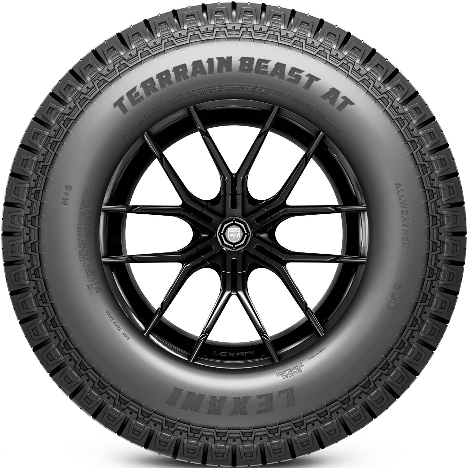 Lexani Terrain Beast AT LT 265/70R16 121/118S E (10 Ply)