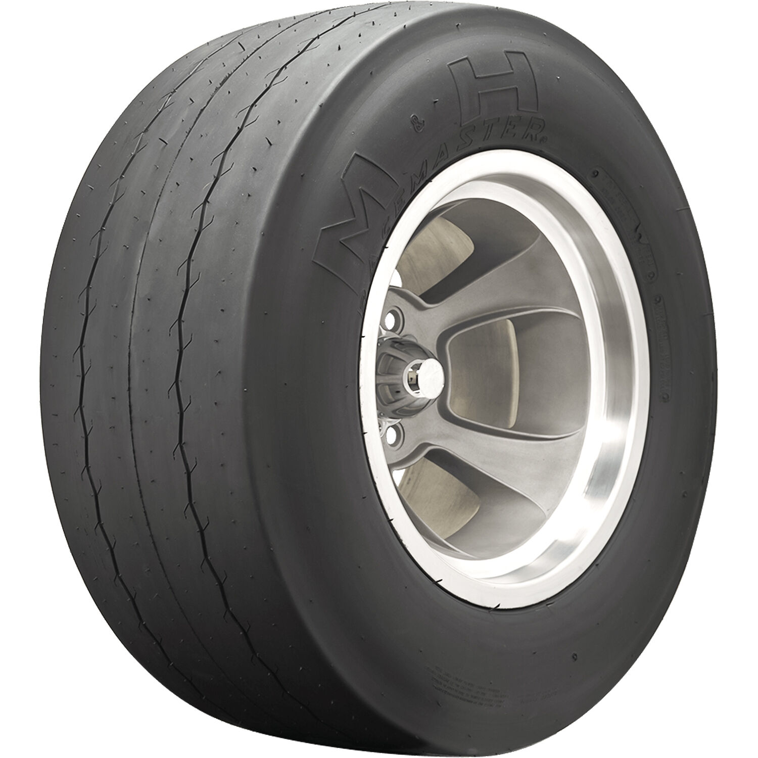 Set of 4 M&H Racemaster Cheater Slick 26/10.50-15 4 Ply