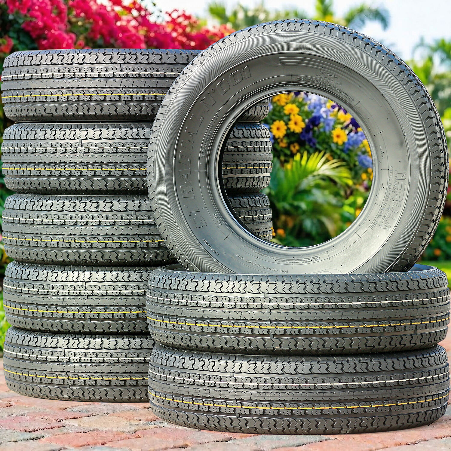 Nebula ST Radial N' 001 Semi-Steel ST 225/75R15 113/108M D (8 Ply)