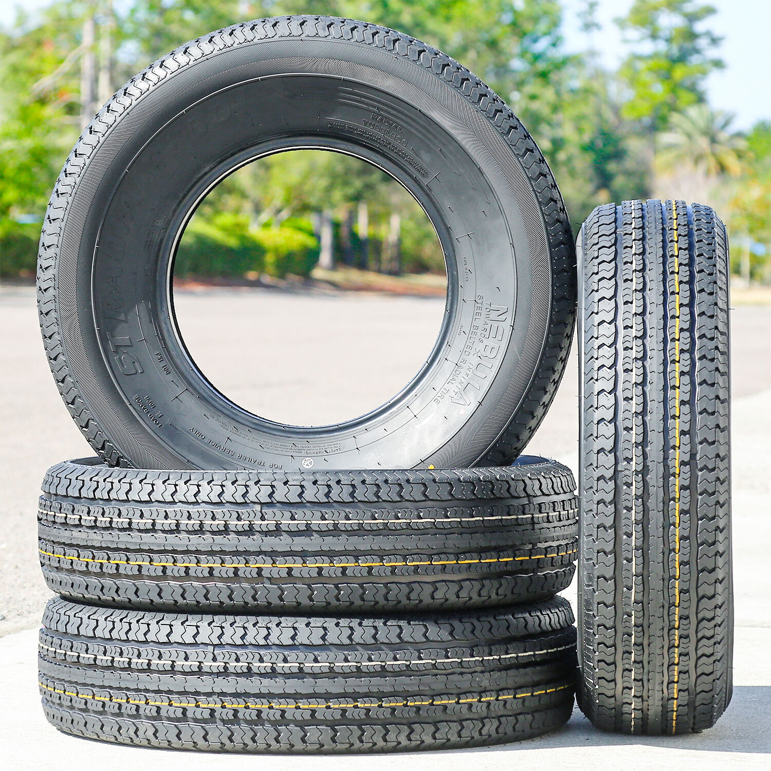 Set Of 4 Nebula ST Radial N' 001 ST 205/75R15 111/106M E (10 Ply) Semi-Steel