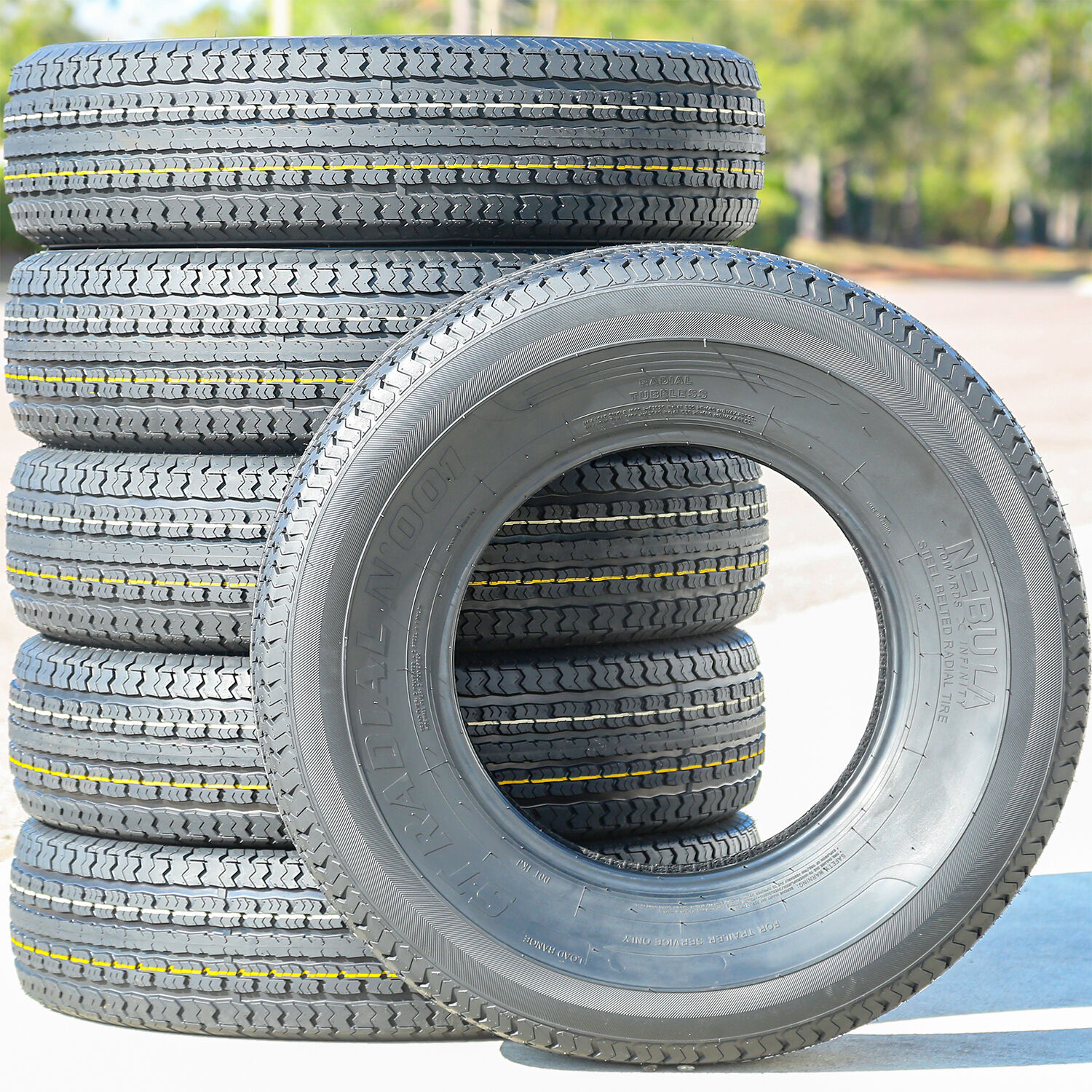 Set Of 4 Nebula ST Radial N' 001 ST 205/75R15 111/106M E (10 Ply) Semi-Steel