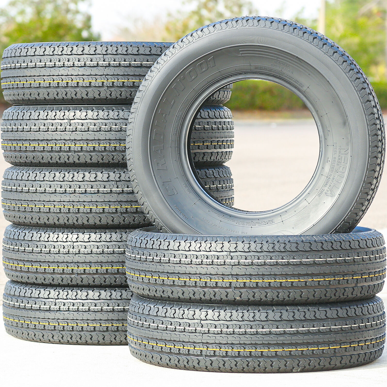 Set Of 4 Nebula ST Radial N' 001 ST 205/75R15 111/106M E (10 Ply) Semi-Steel