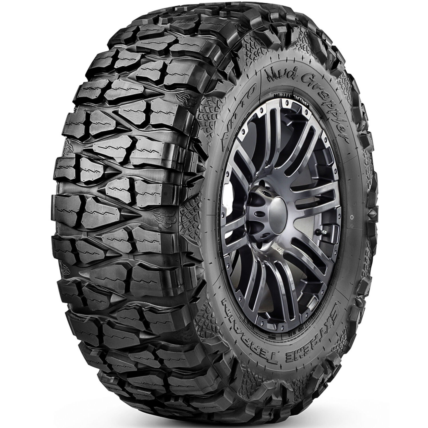 Set Of 4 Nitto Mud Grappler Extreme Terrain LT 37X13.50R22 123Q E (10 Ply)