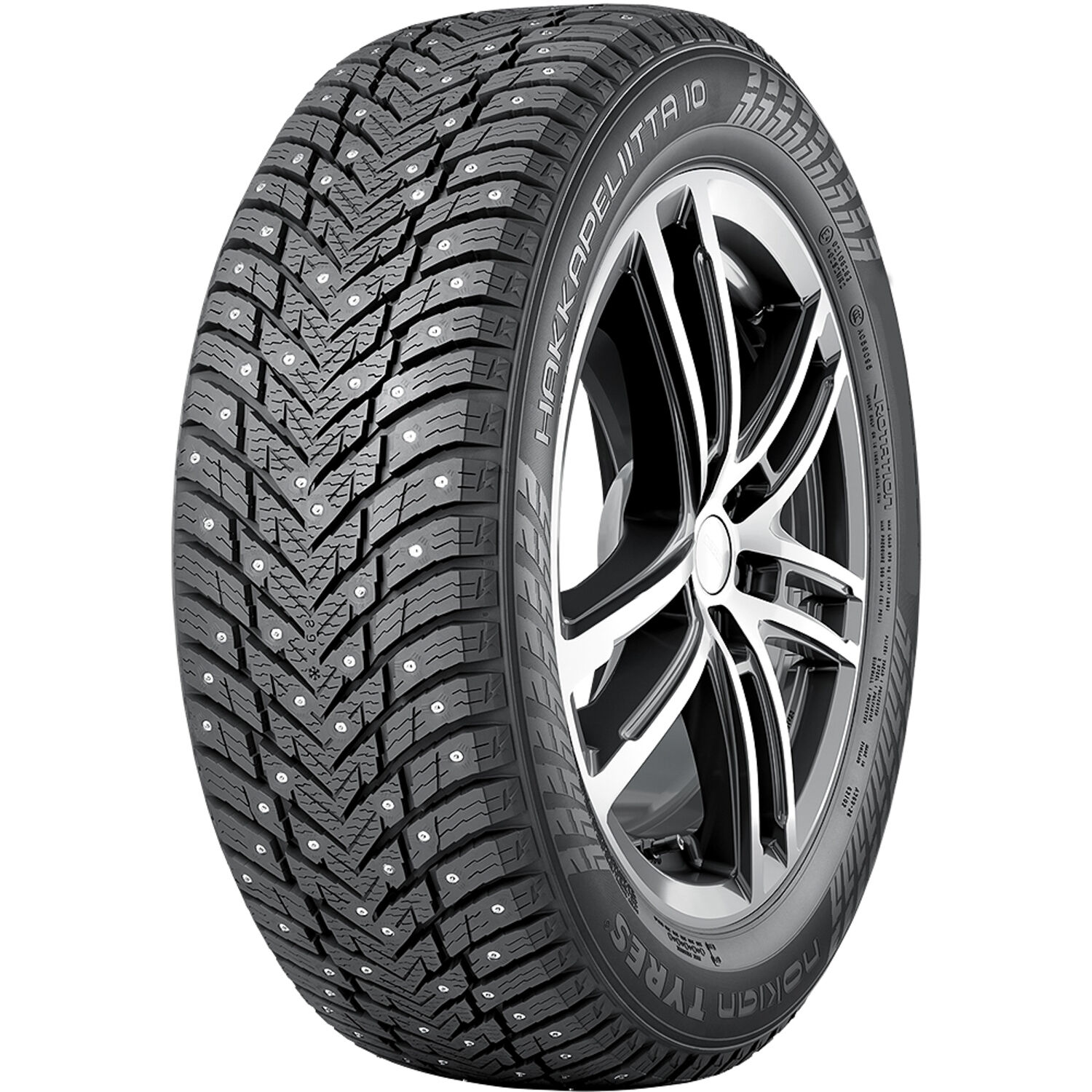 Set Of 4 Nokian Tyres Hakkapeliitta 10 205/50R17 93T XL