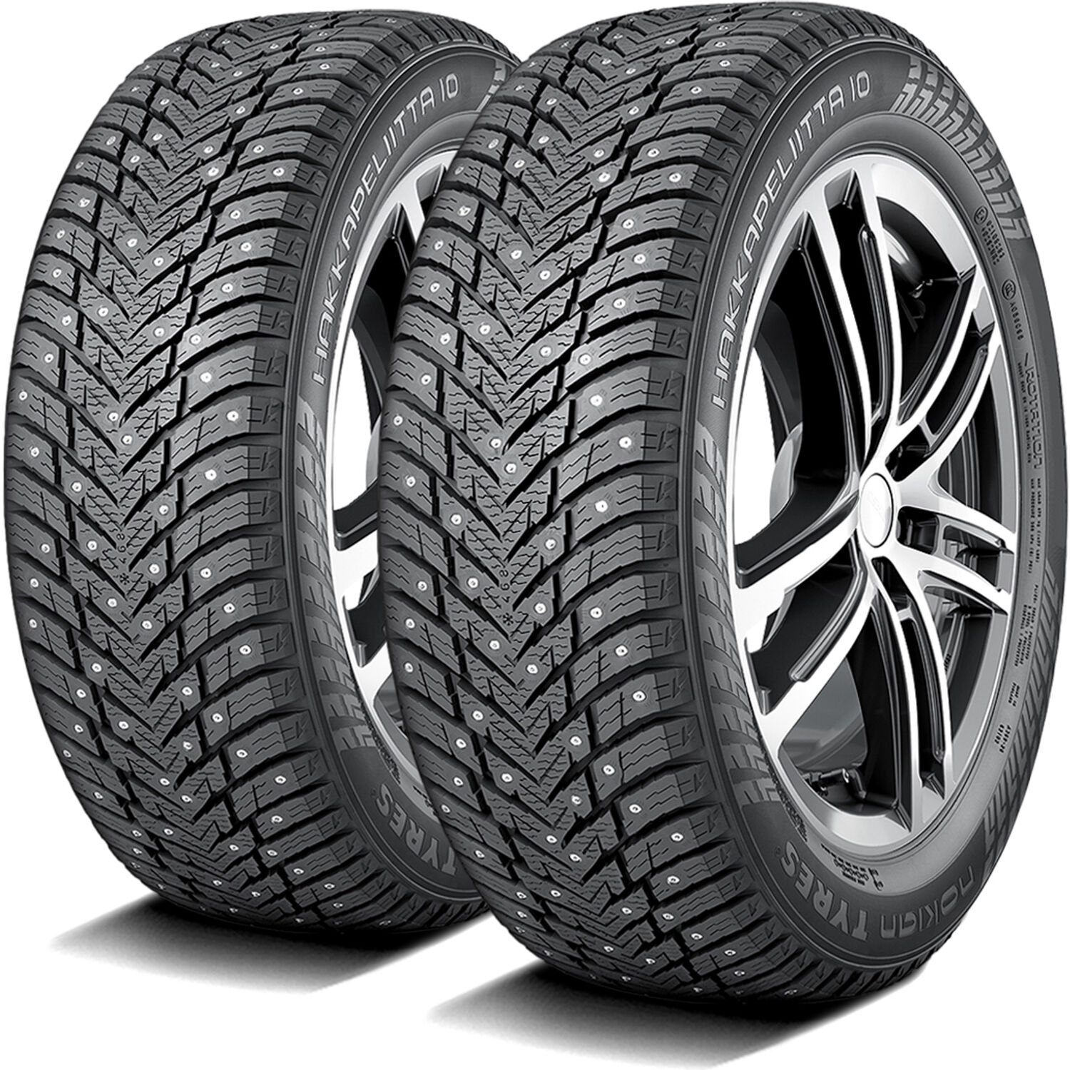 Set Of 4 Nokian Tyres Hakkapeliitta 10 205/50R17 93T XL