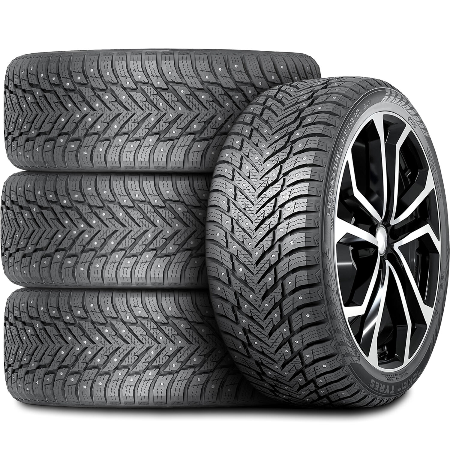 Set Of 4 Nokian Tyres Hakkapeliitta 10 SUV 265/50R20 111T XL