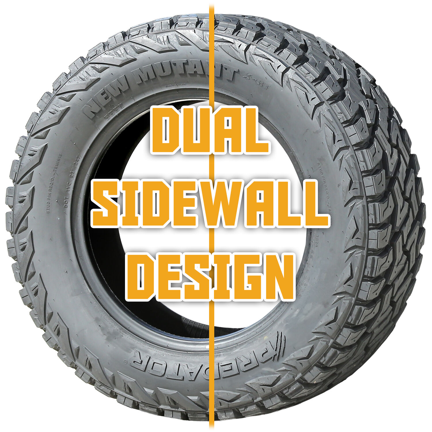 Predator New Mutant X-RT LT 35X12.50R20 125Q F (12 Ply)