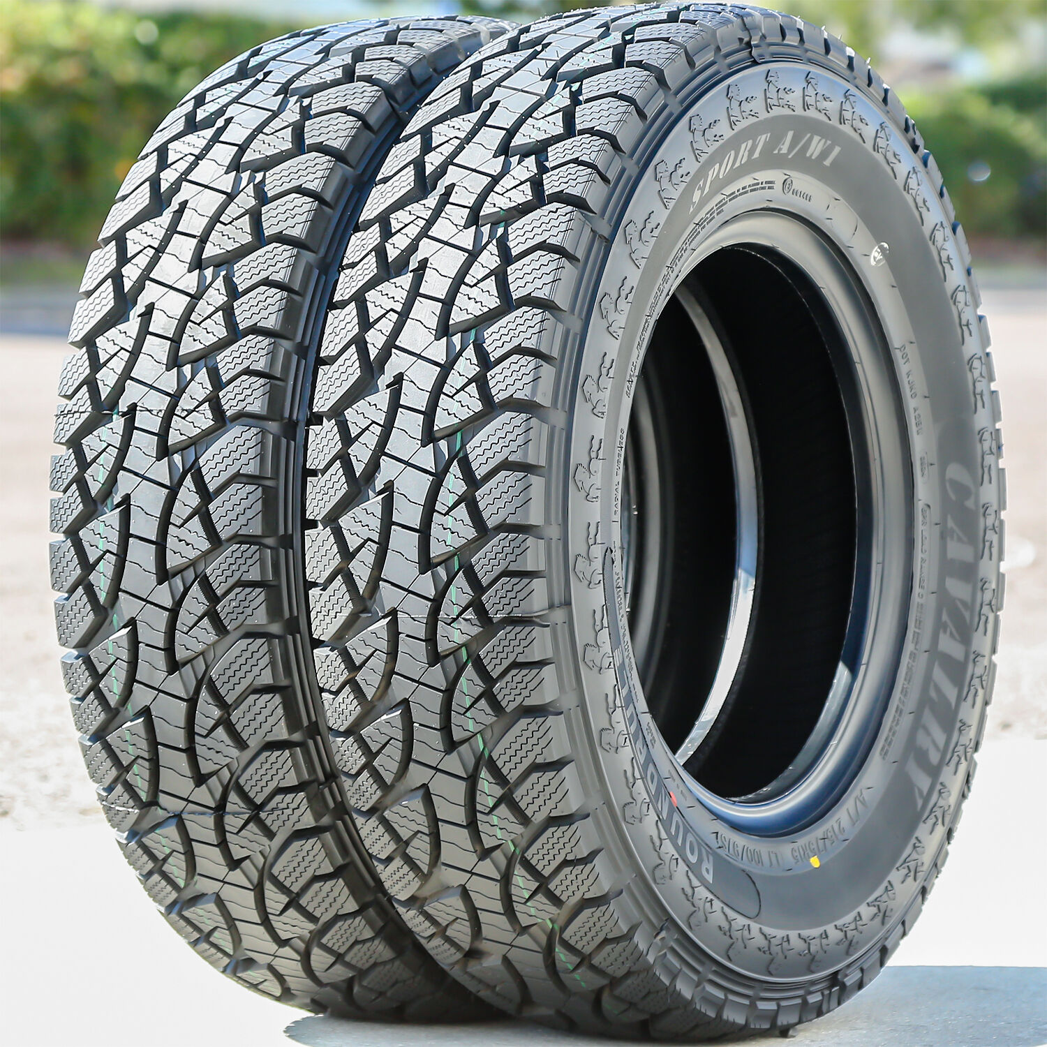 Roundrule Cavalry LT 215/75R15 100/97S C (6 Ply) AT A/T All Terrain Tire