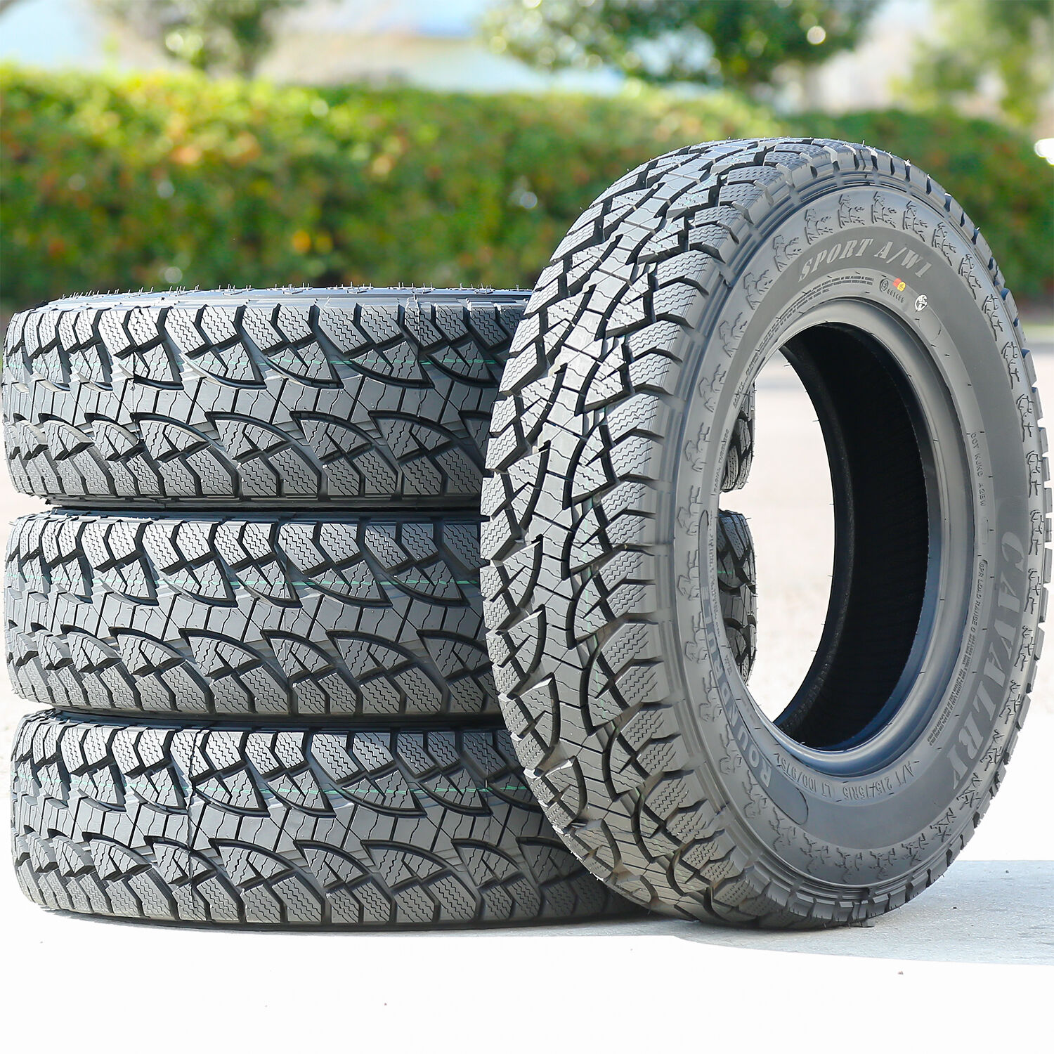 Roundrule Cavalry LT 215/75R15 100/97S C (6 Ply) AT A/T All Terrain Tire
