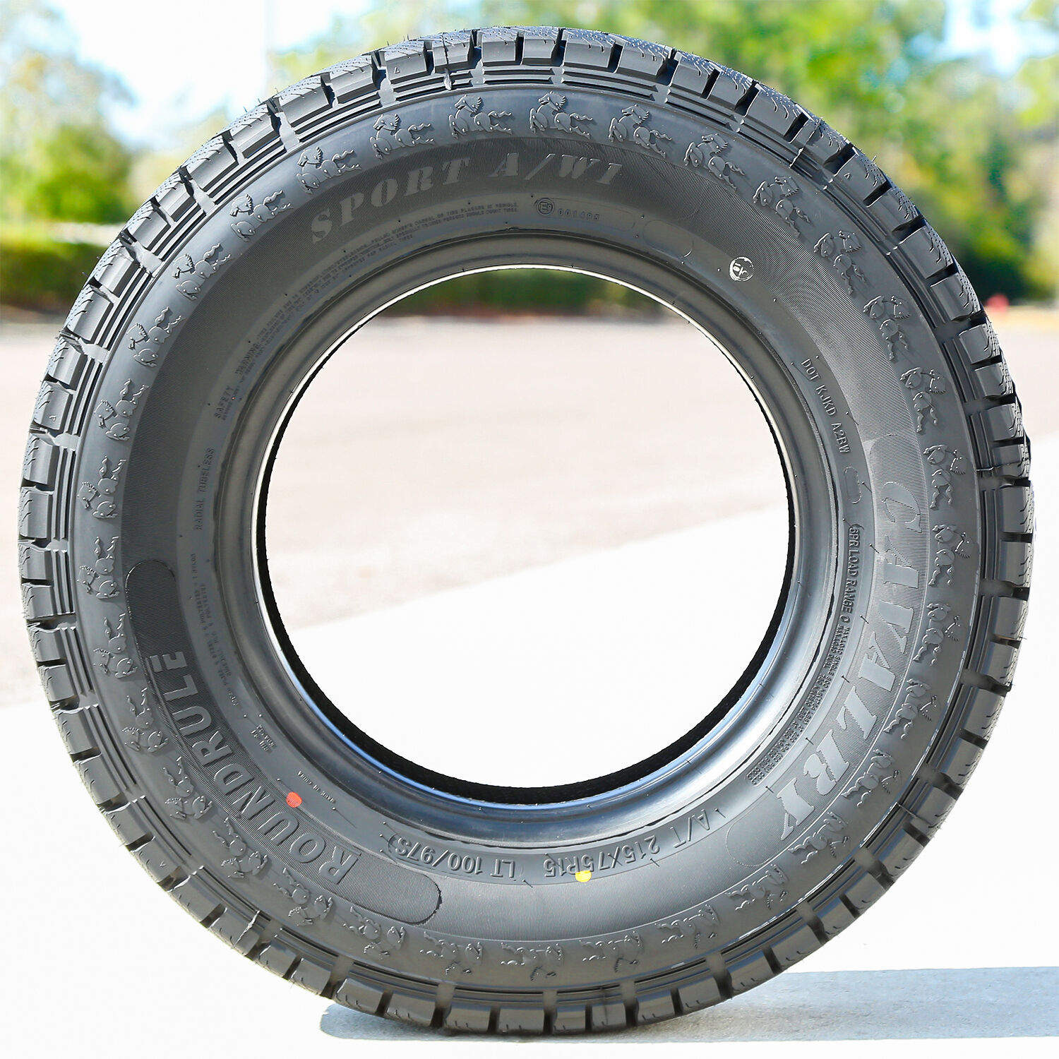 Roundrule Cavalry LT 215/75R15 100/97S C (6 Ply) AT A/T All Terrain Tire