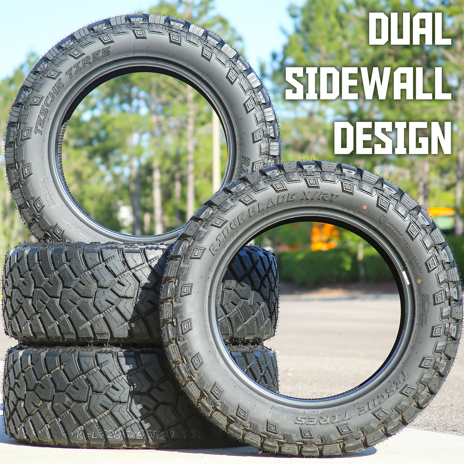 Tesche Tires Ridge Blade X/RT LT 285/55R20 121/118Q F (12 Ply)