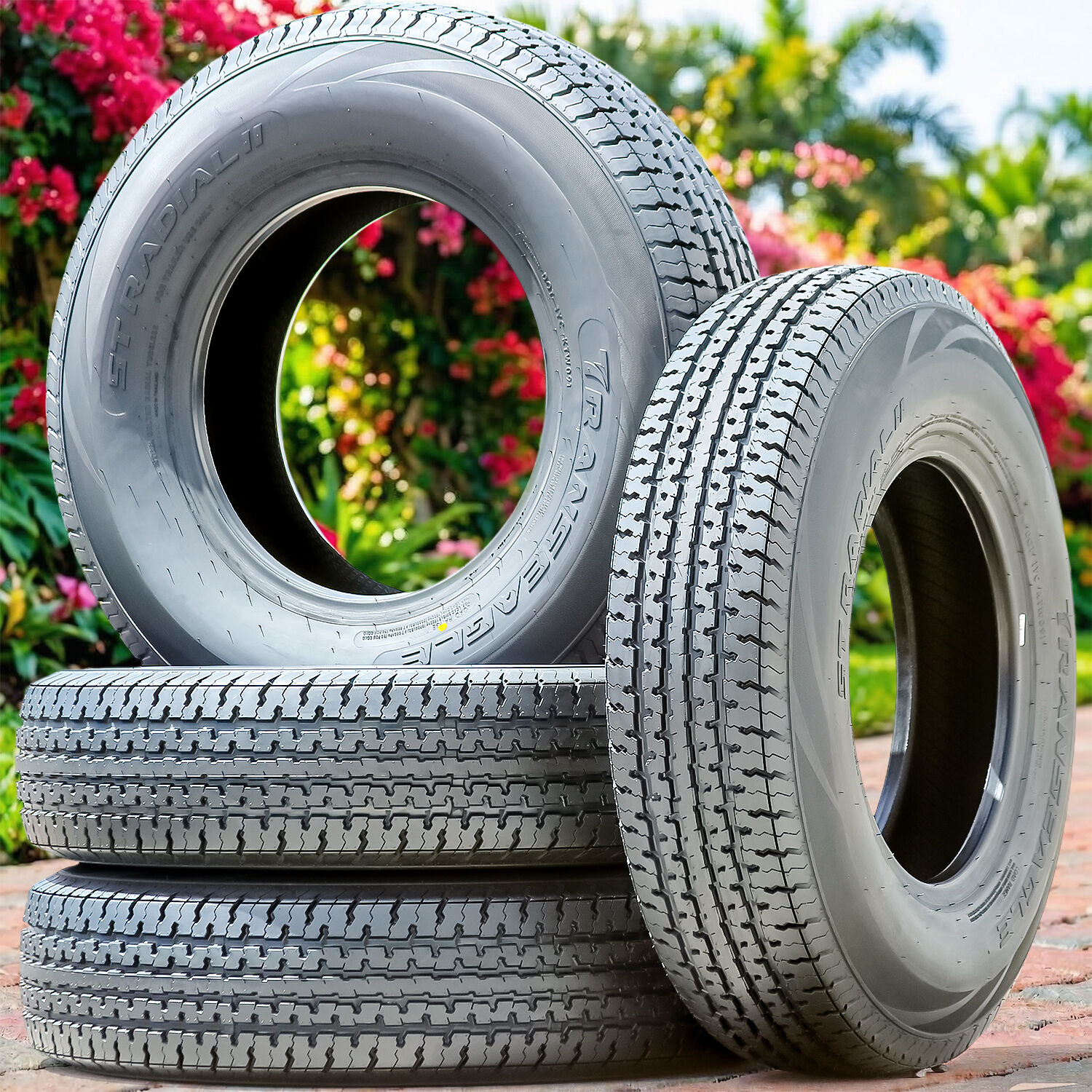 Set Of 4 Transeagle ST Radial II ST 215/75R14 108/103L D (8 Ply)