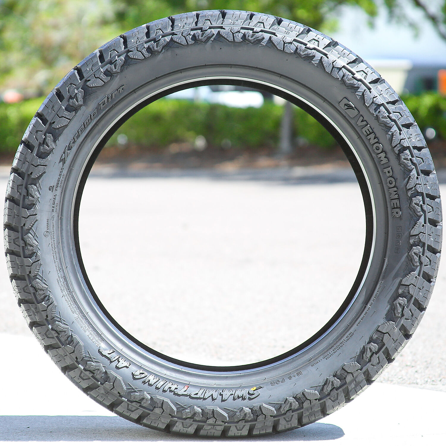 Venom Power Swampthing A/T Xtreme Dirt LT 37X12.50R18 128Q F (12 Ply)