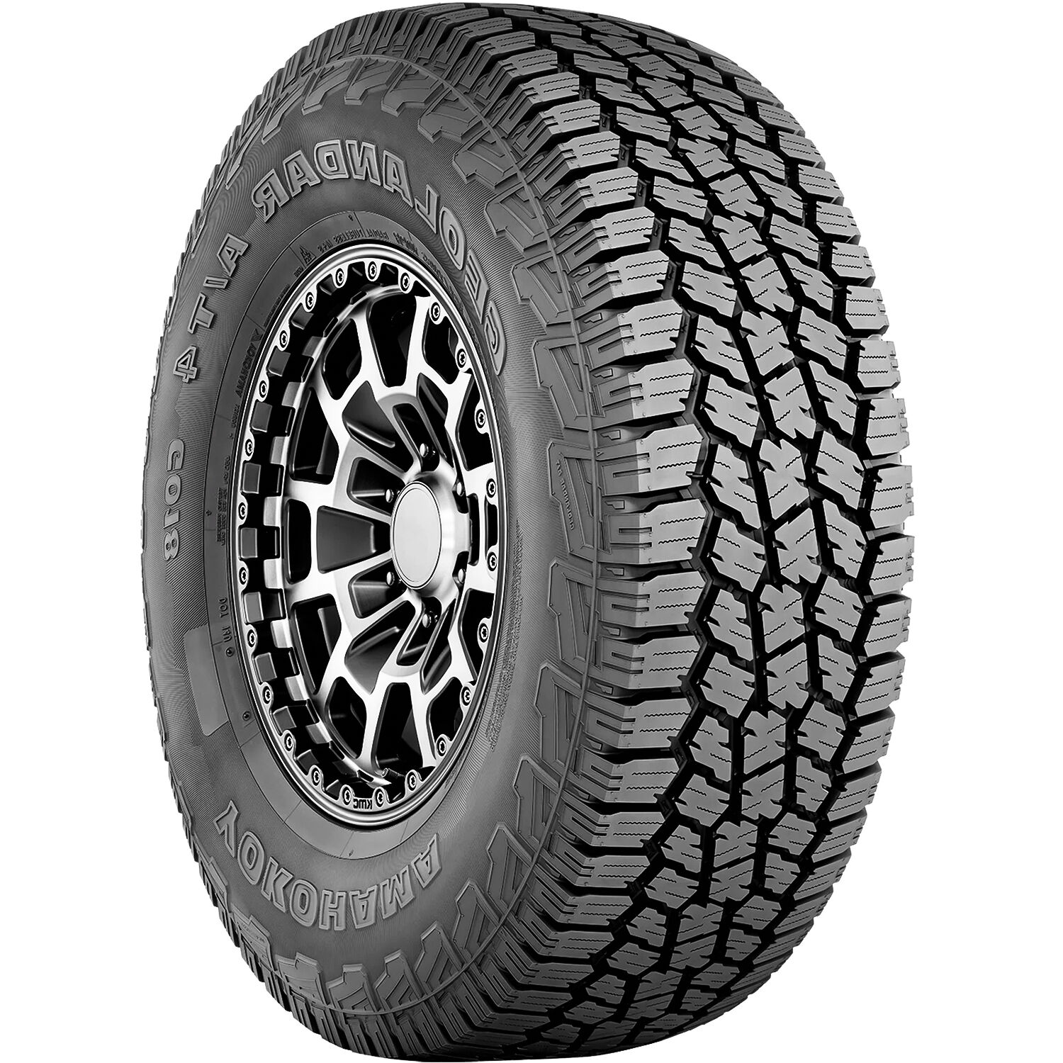 Set Of 4 Yokohama Geolandar A/T4 G018 (Geo-Shield) 285/70R17 117T