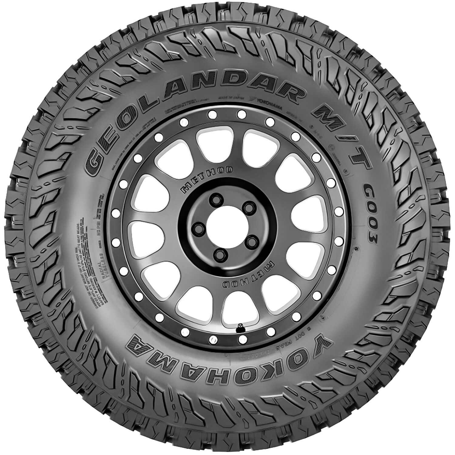 Yokohama Geolandar M/T G003 LT 33X12.50R15 108Q C (6 Ply)
