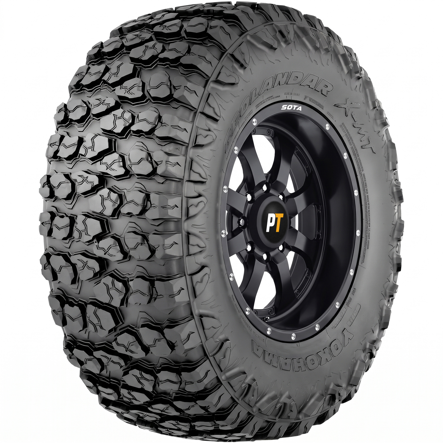Photos - Tyre Yokohama Geolandar X-MT LT 37X13.50R18 124Q D 110155506 (8 Ply)