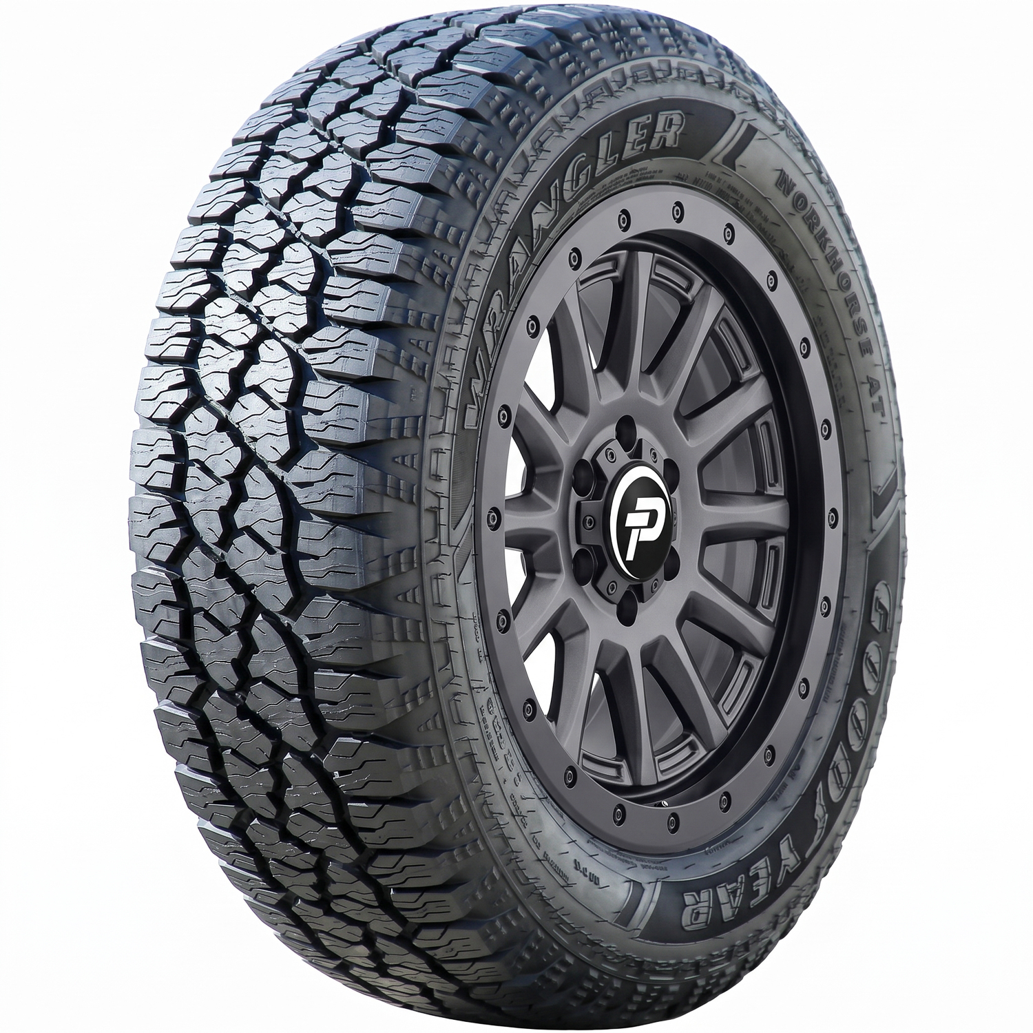Photos - Motorcycle Tyre Goodyear Wrangler Workhorse AT LT 215/85R16 115/112R E 481233855 (10 Ply)