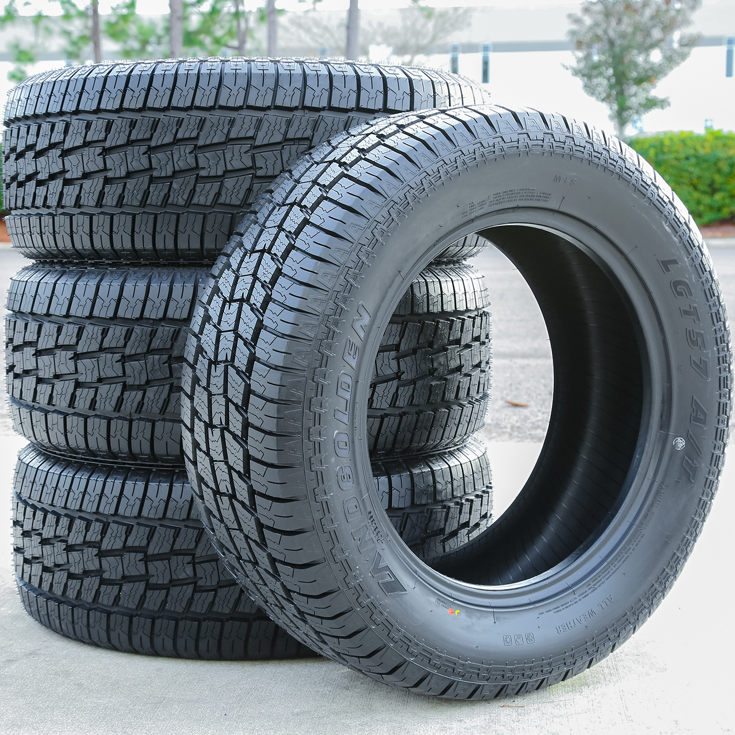Photos - Tyre LANDGOLDEN Set Of 4  LGT57 A/T LT 275/70R18 125/122S E  119478 (10 Ply)