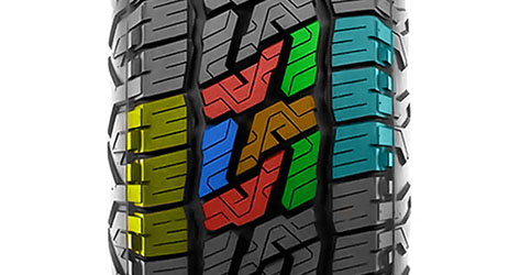 Quiet tire performance