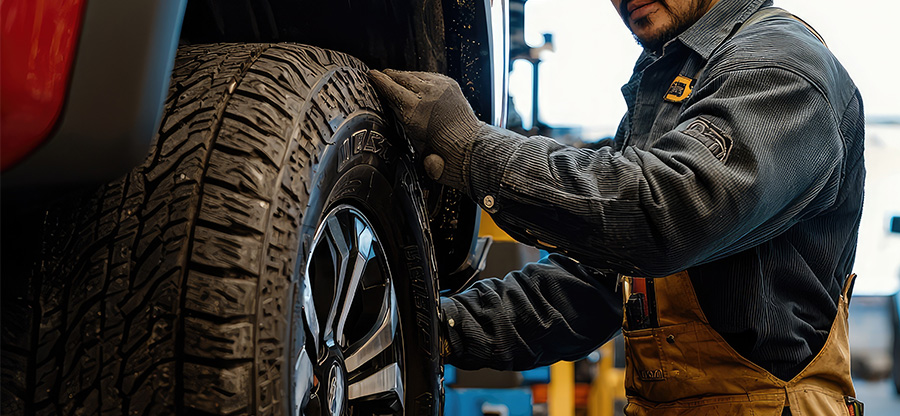 Professional tire rotation