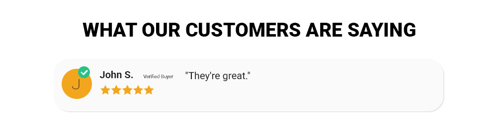 Customer reviews